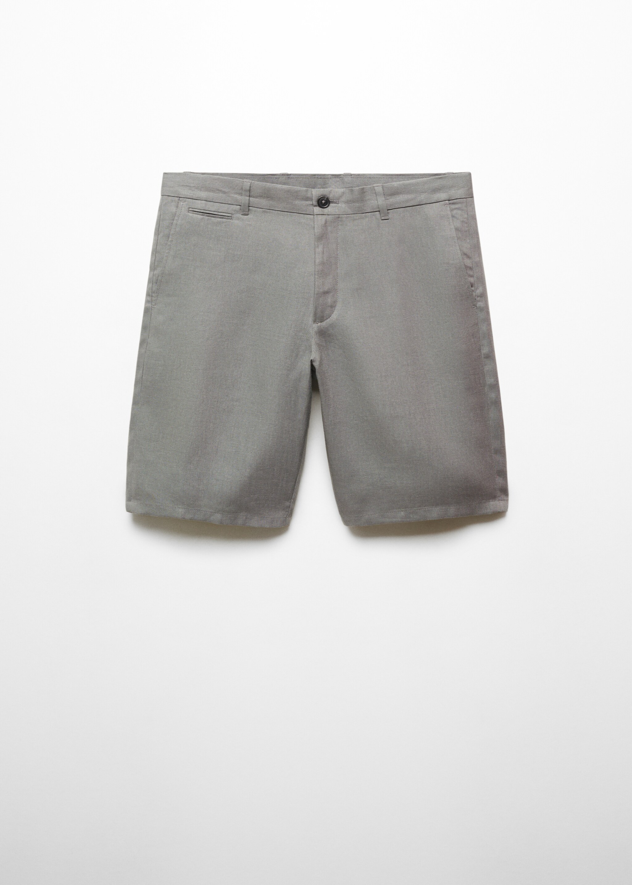 Slim-fit bermuda 100% linnen - Artikel zonder model