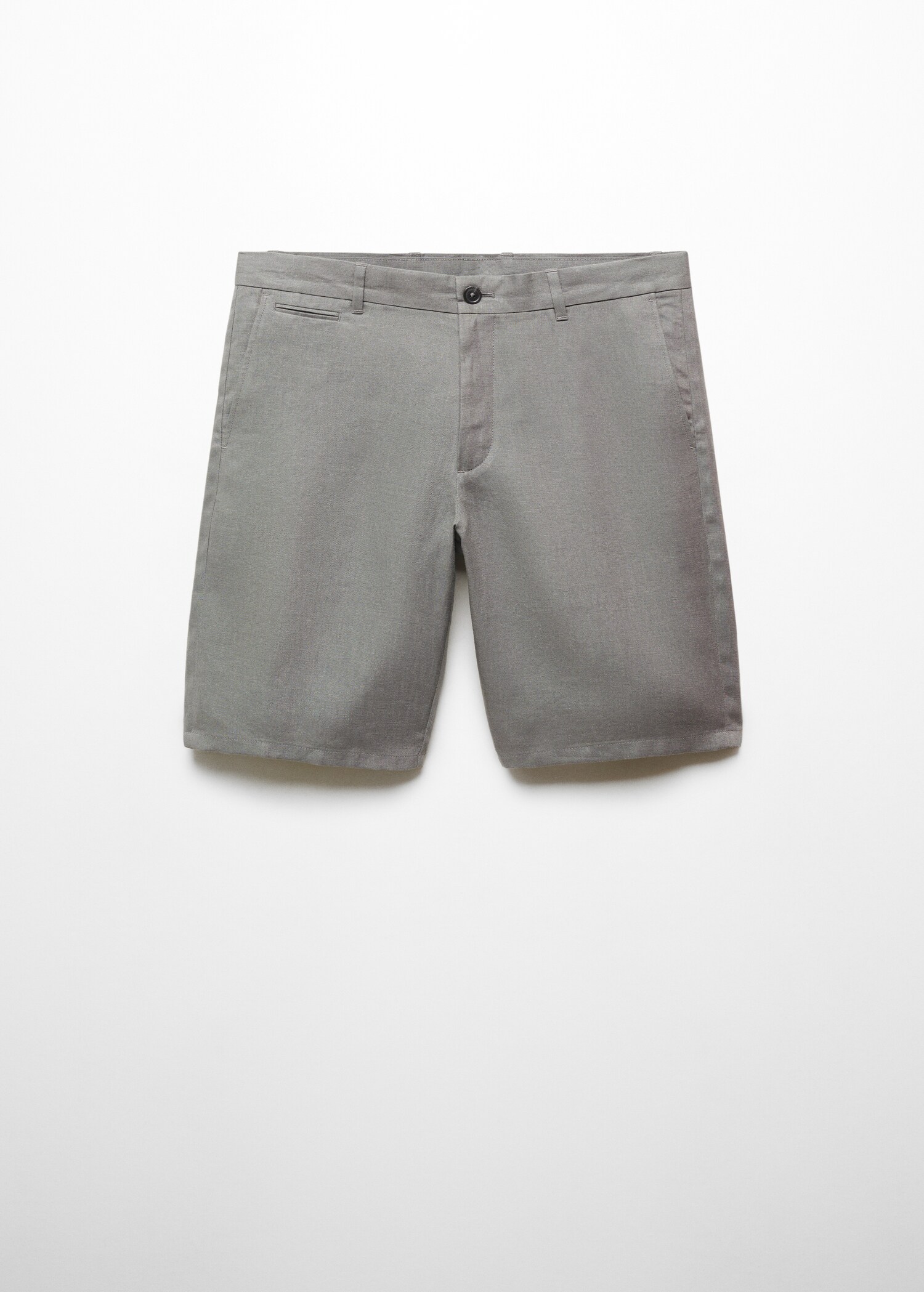 Slim-Fit-Bermudashorts aus 100 % Leinen - Artikel ohne Model