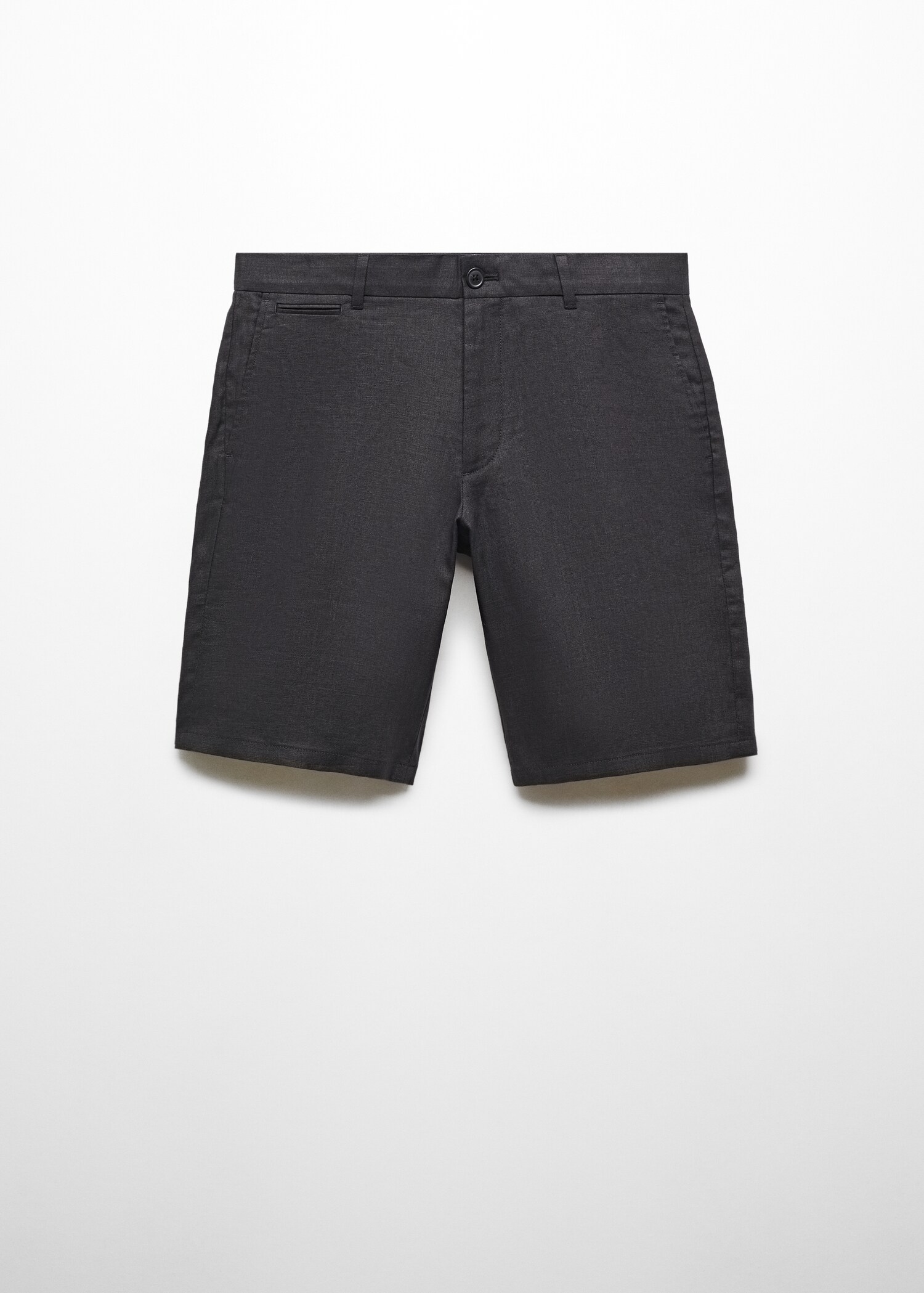 Slim-Fit-Bermudashorts aus 100 % Leinen - Artikel ohne Model
