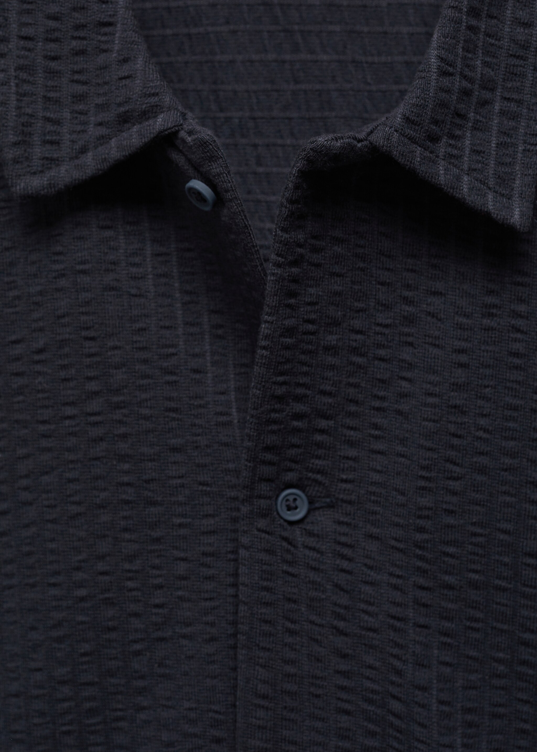 Seersucker cotton shirt - Details of the article 8
