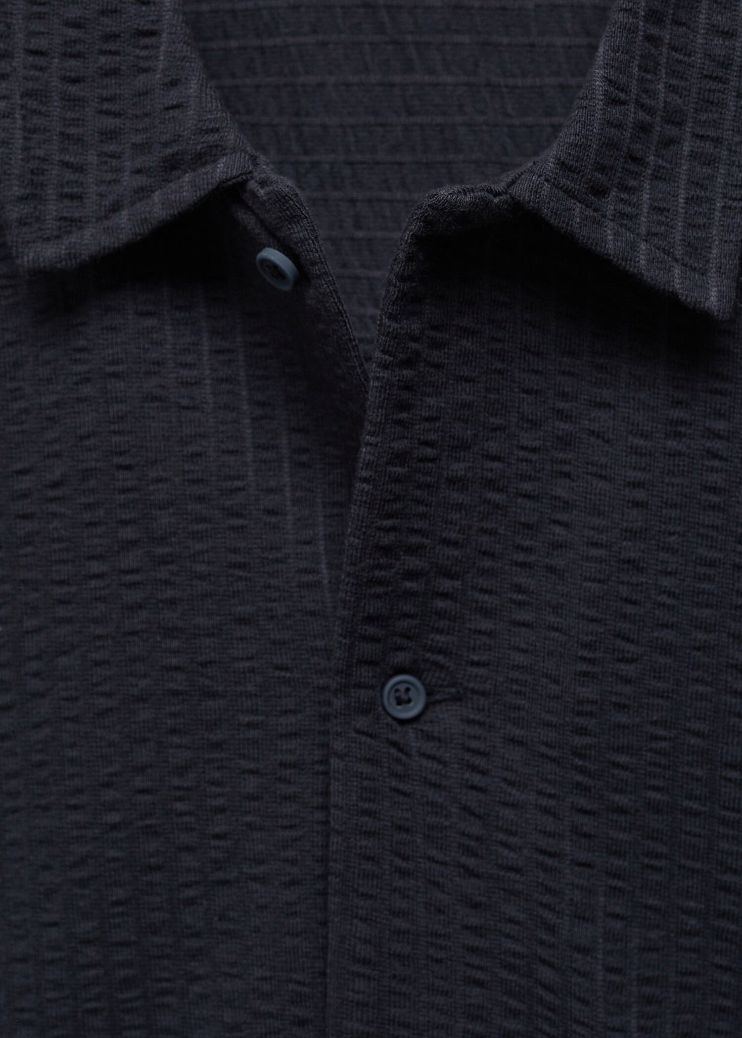 Seersucker cotton shirt - Details of the article 8