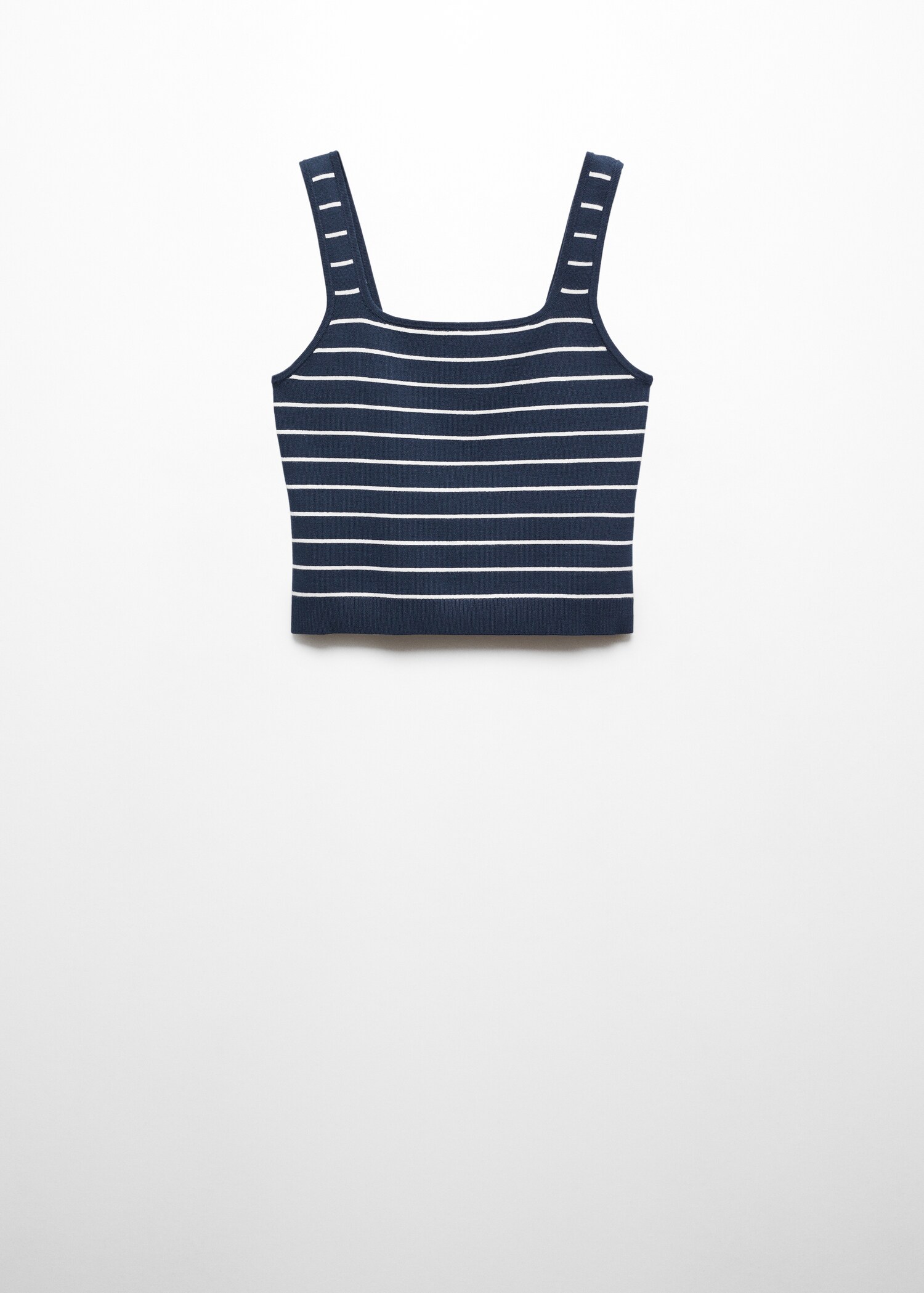 Striped strapless top - Article without model