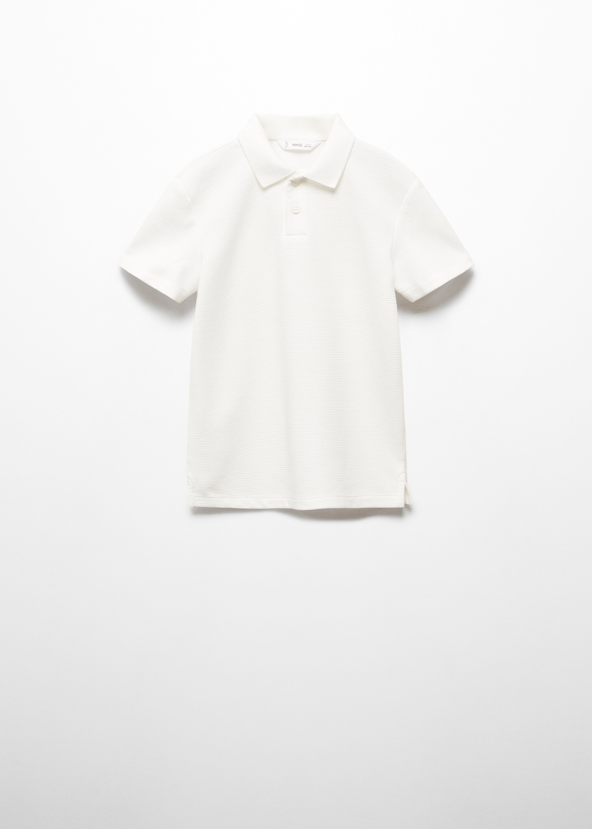 Polo coton texturé - Article sans modèle