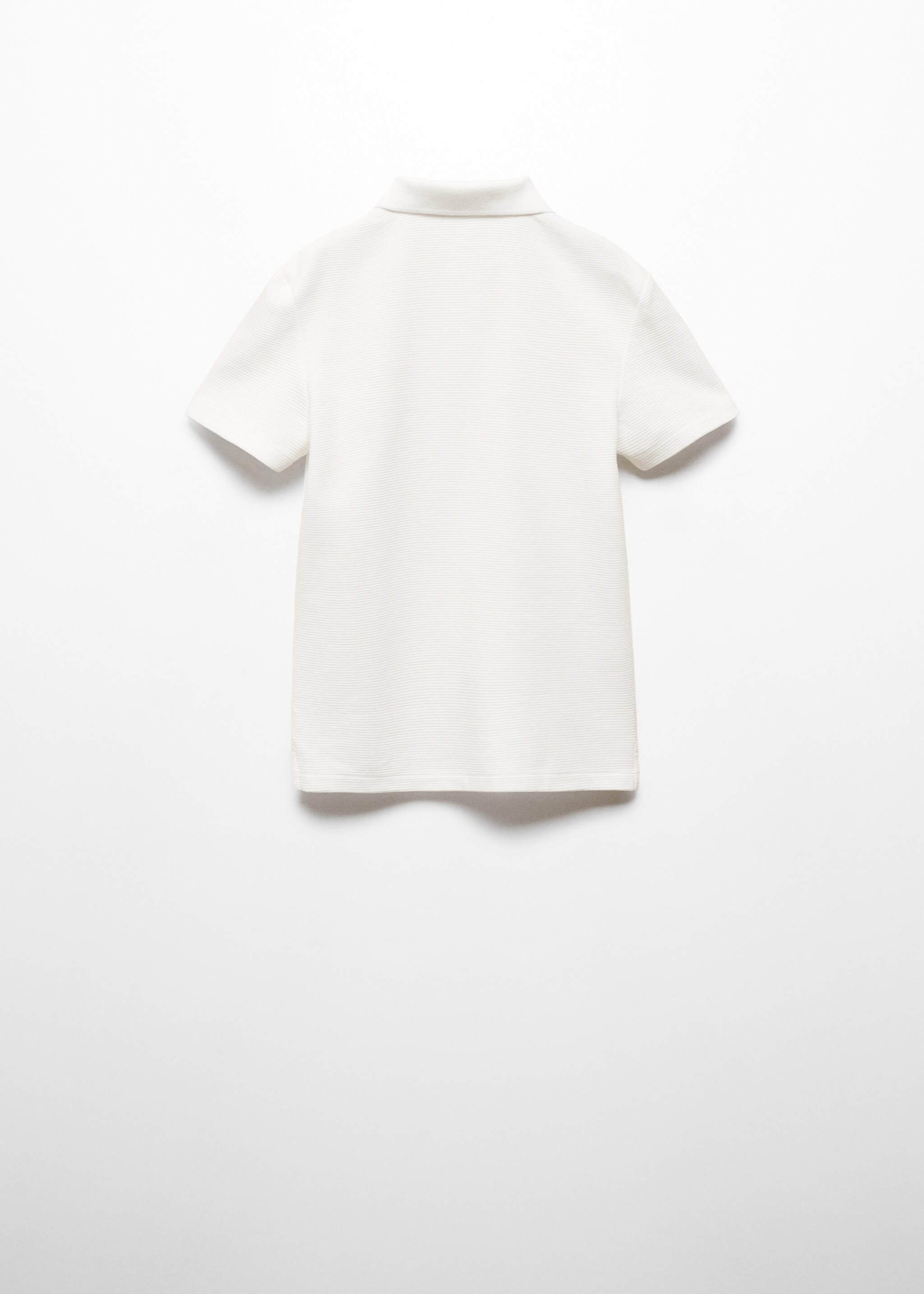 Polo coton texturé - Verso de l’article