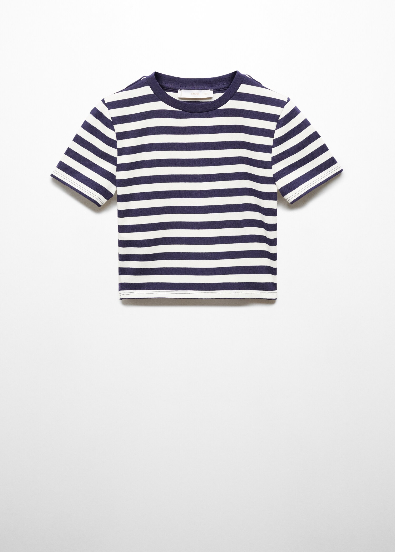 Striped crop T-shirt - Article without model