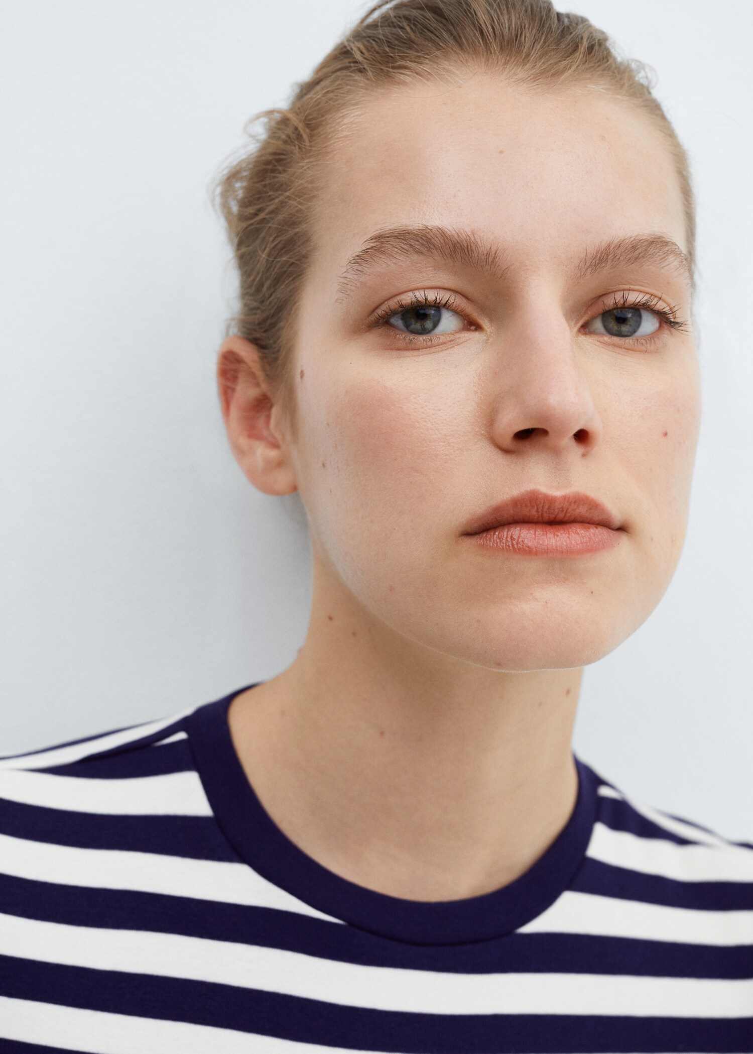Striped crop T-shirt - Details of the article 1