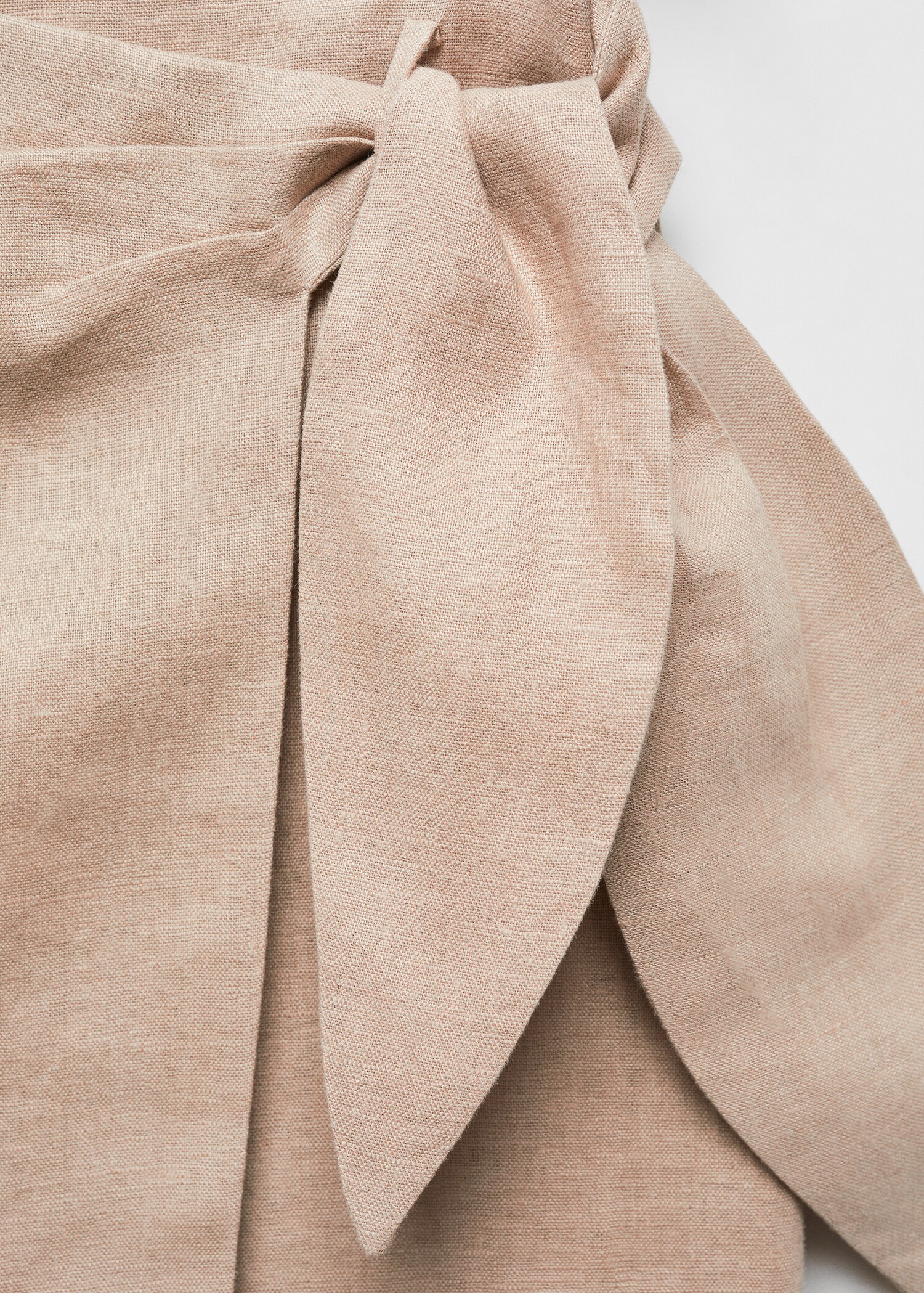 Linen sarong skirt - Details of the article 8