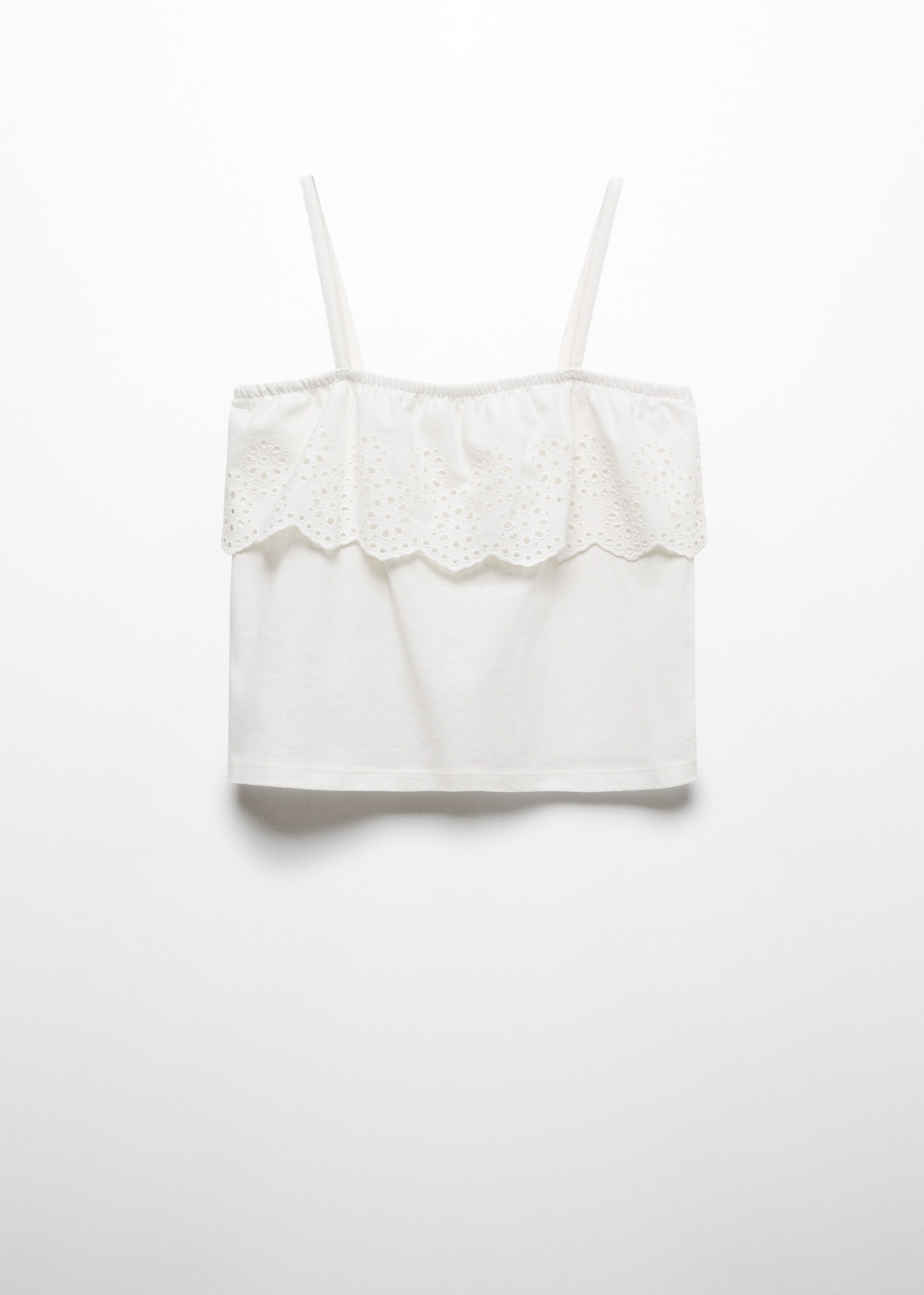 Swiss embroidery t-shirt - Article without model