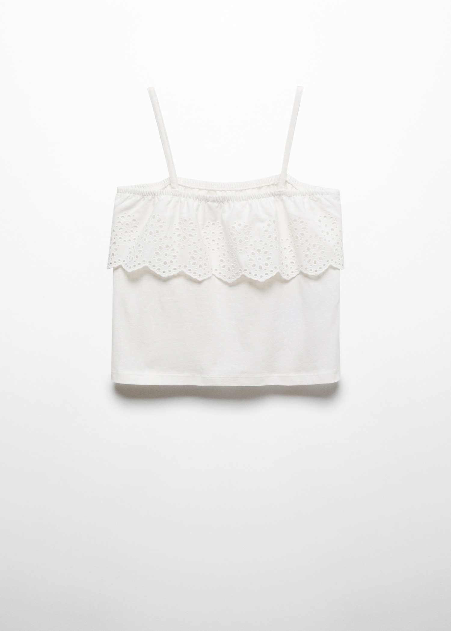 Camiseta bordado suizo - Main Image