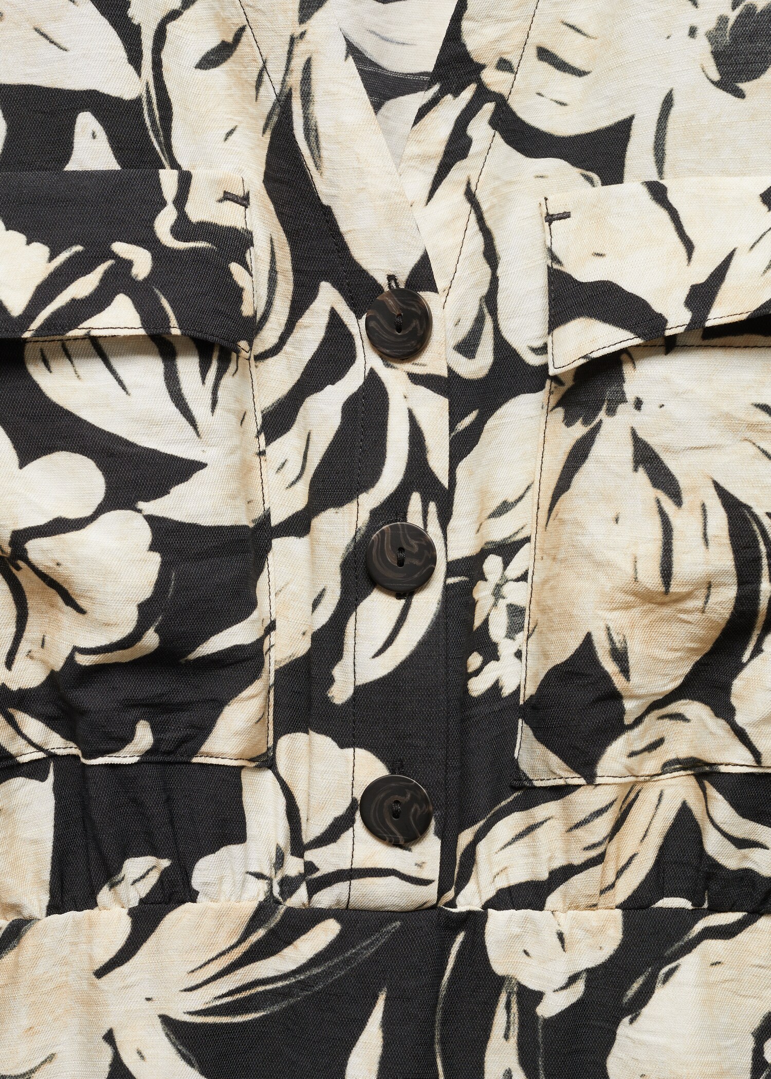 Robe chemisier fleurs - Détail de l'article 8
