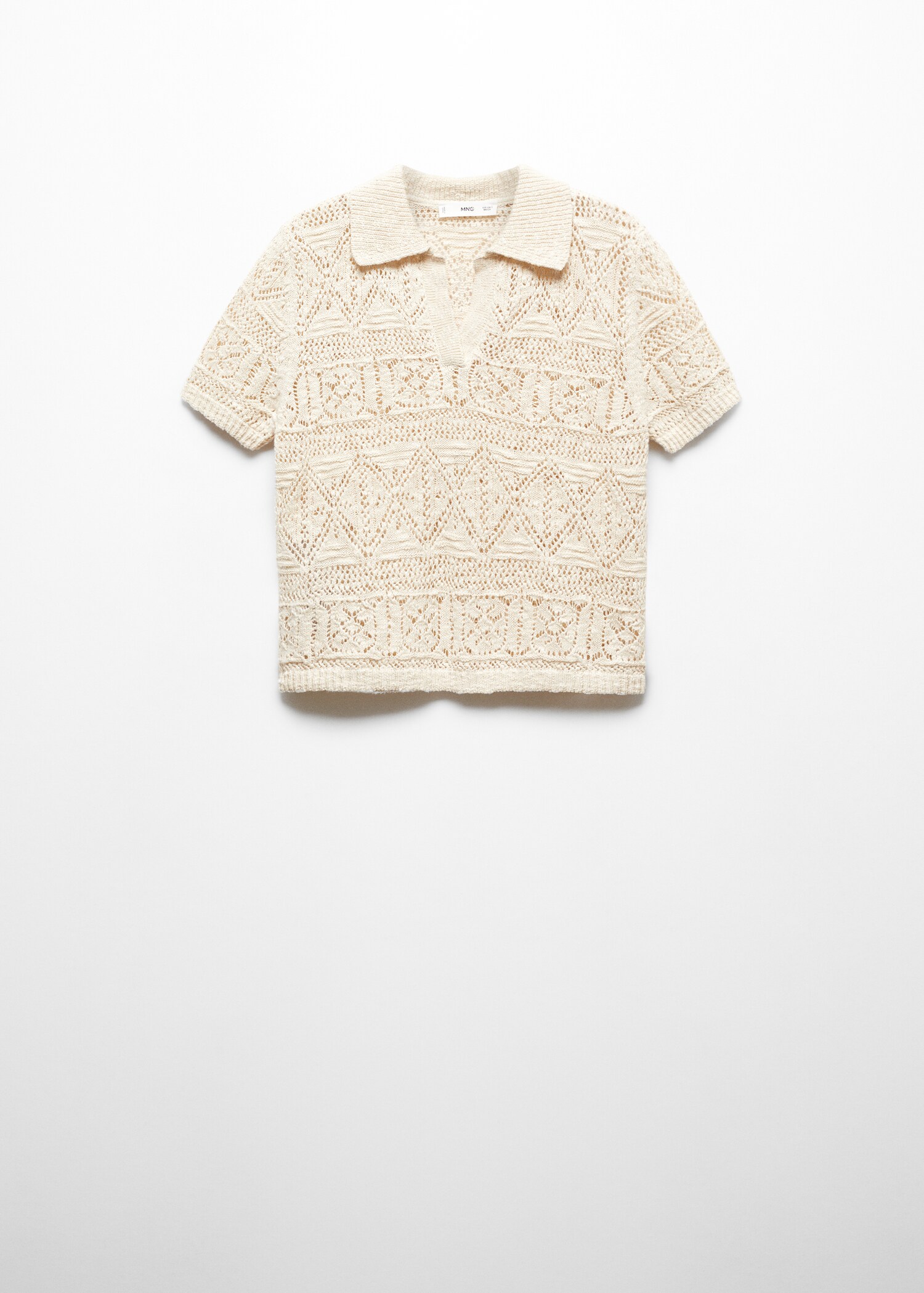 Pull-over maille détails ajourés - Article sans modèle
