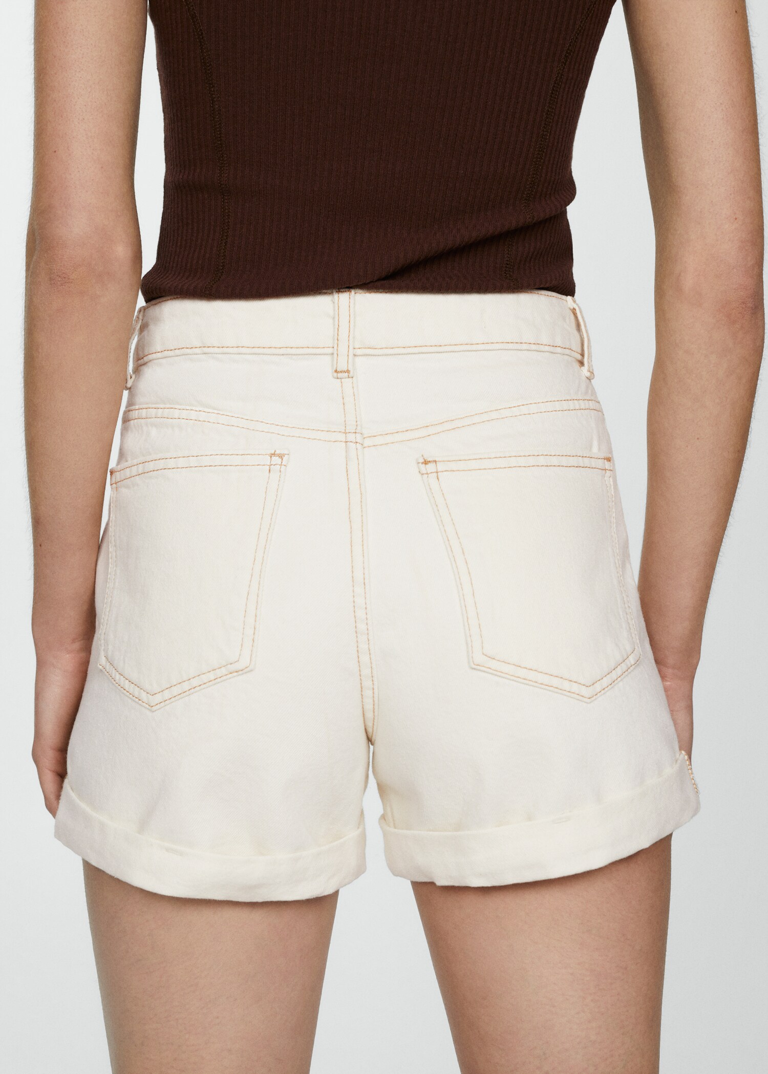 Shorts vaqueros tiro alto - Detalle del artículo 6