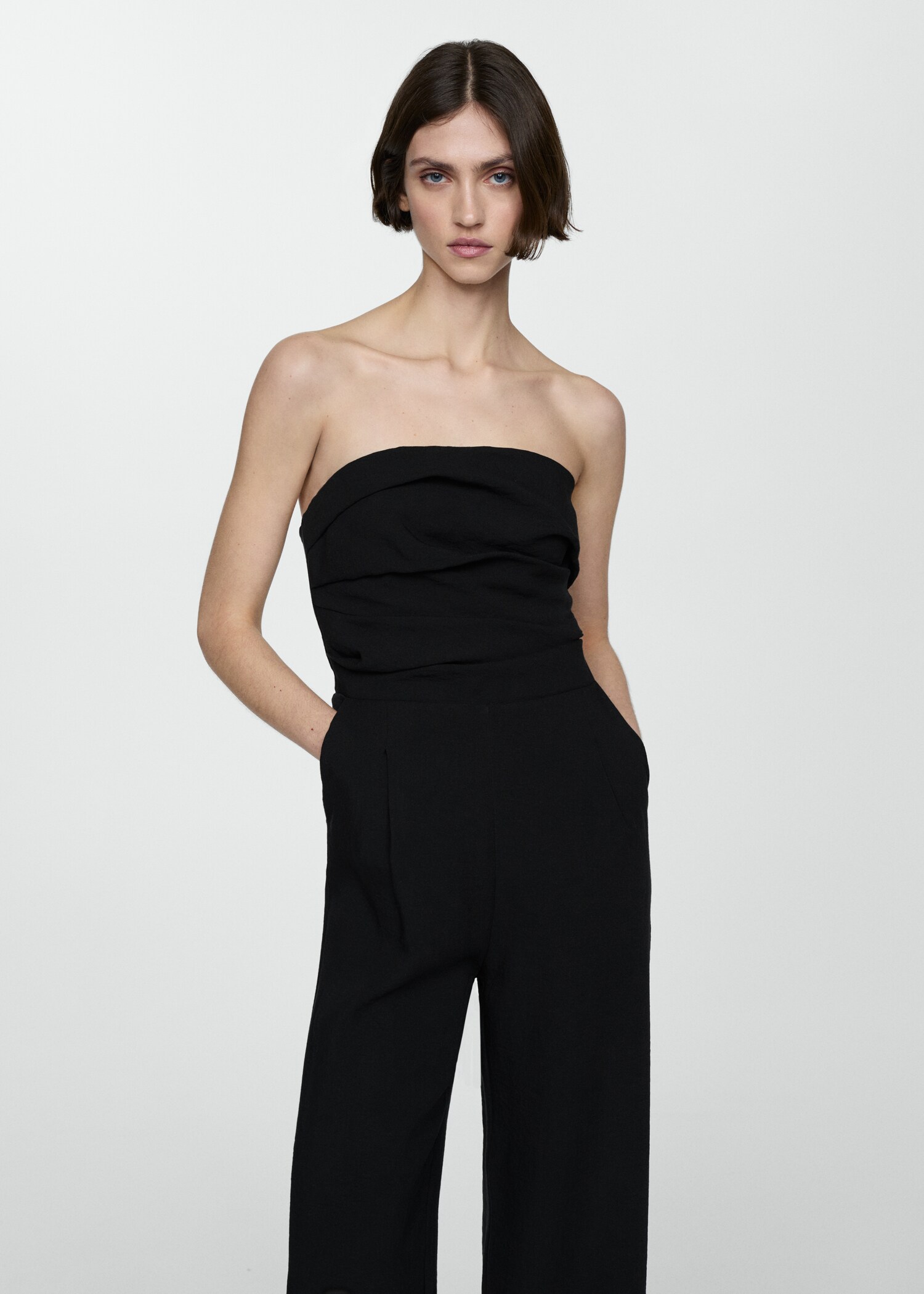 Strapless jumpsuit - Medium plane