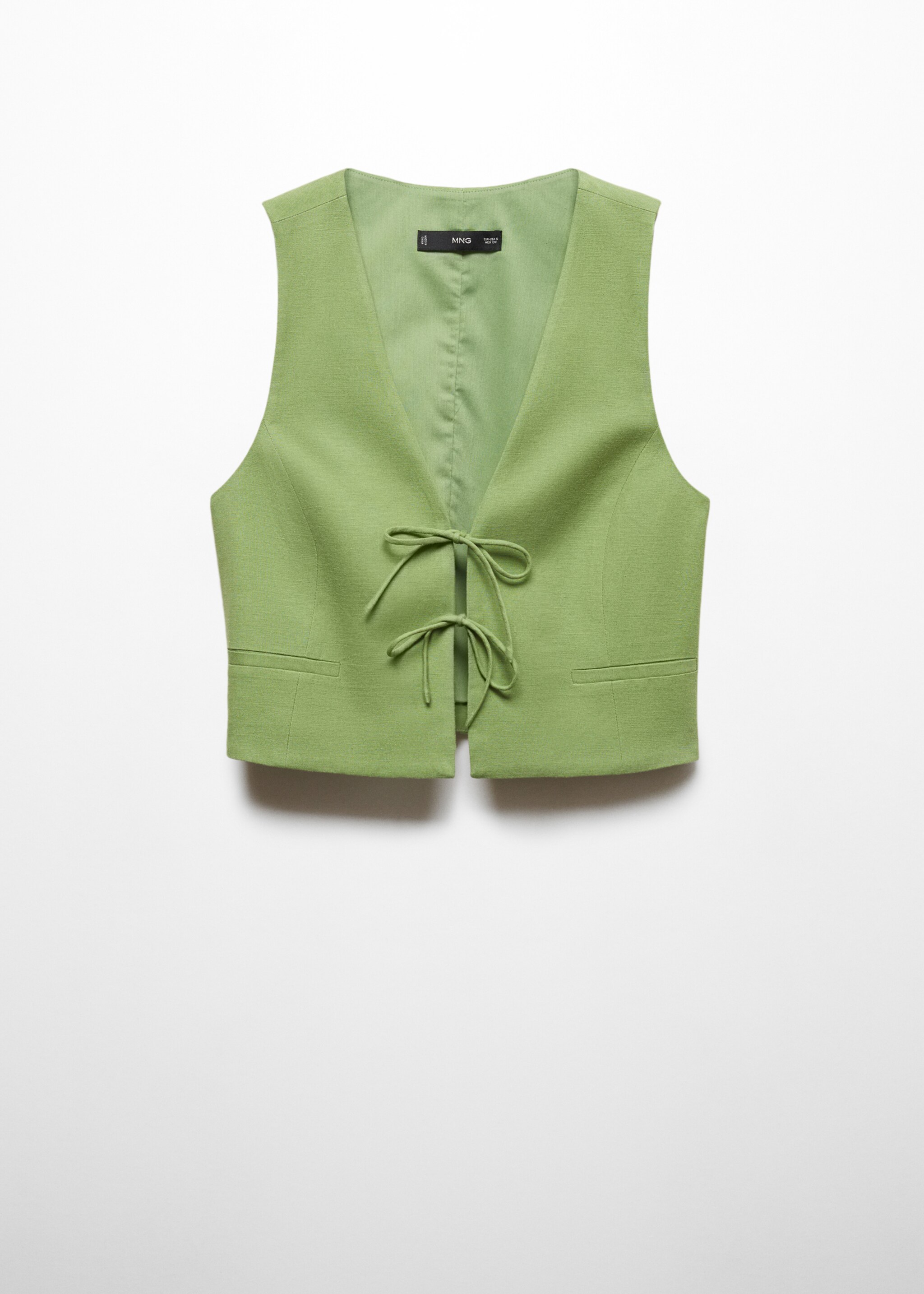 Gilet with tie closure - Article without model