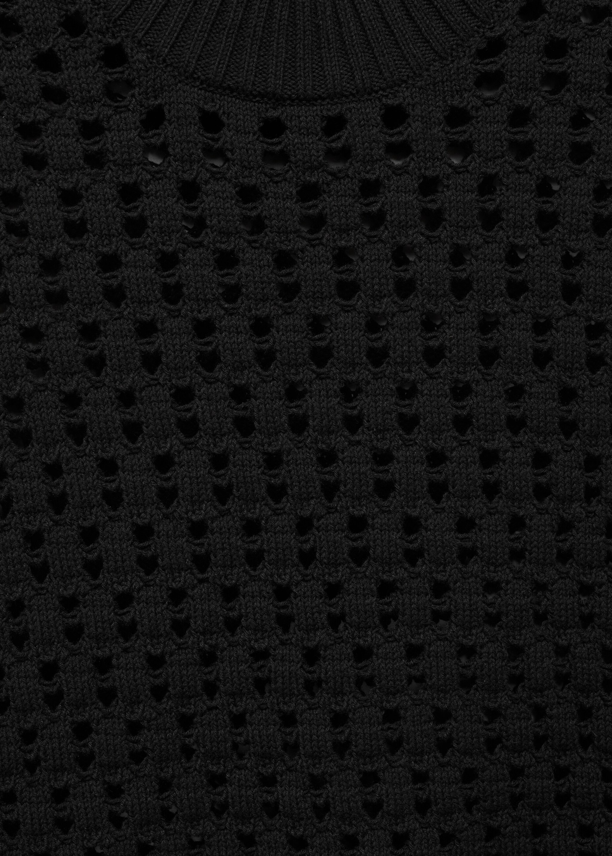 Openwork details knit top - Details of the article 8