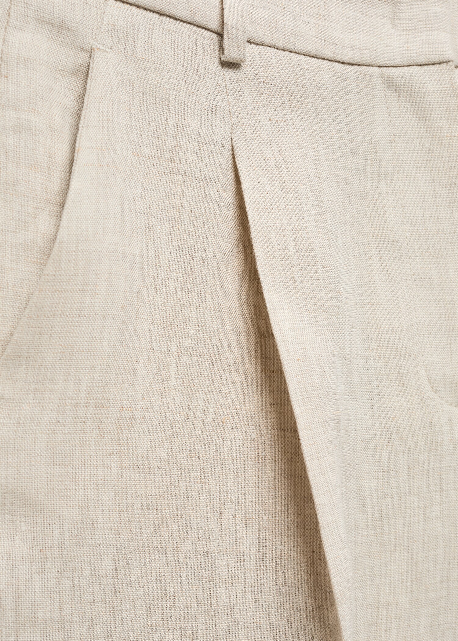 Pantalón recto lino - Detalle del artículo 8