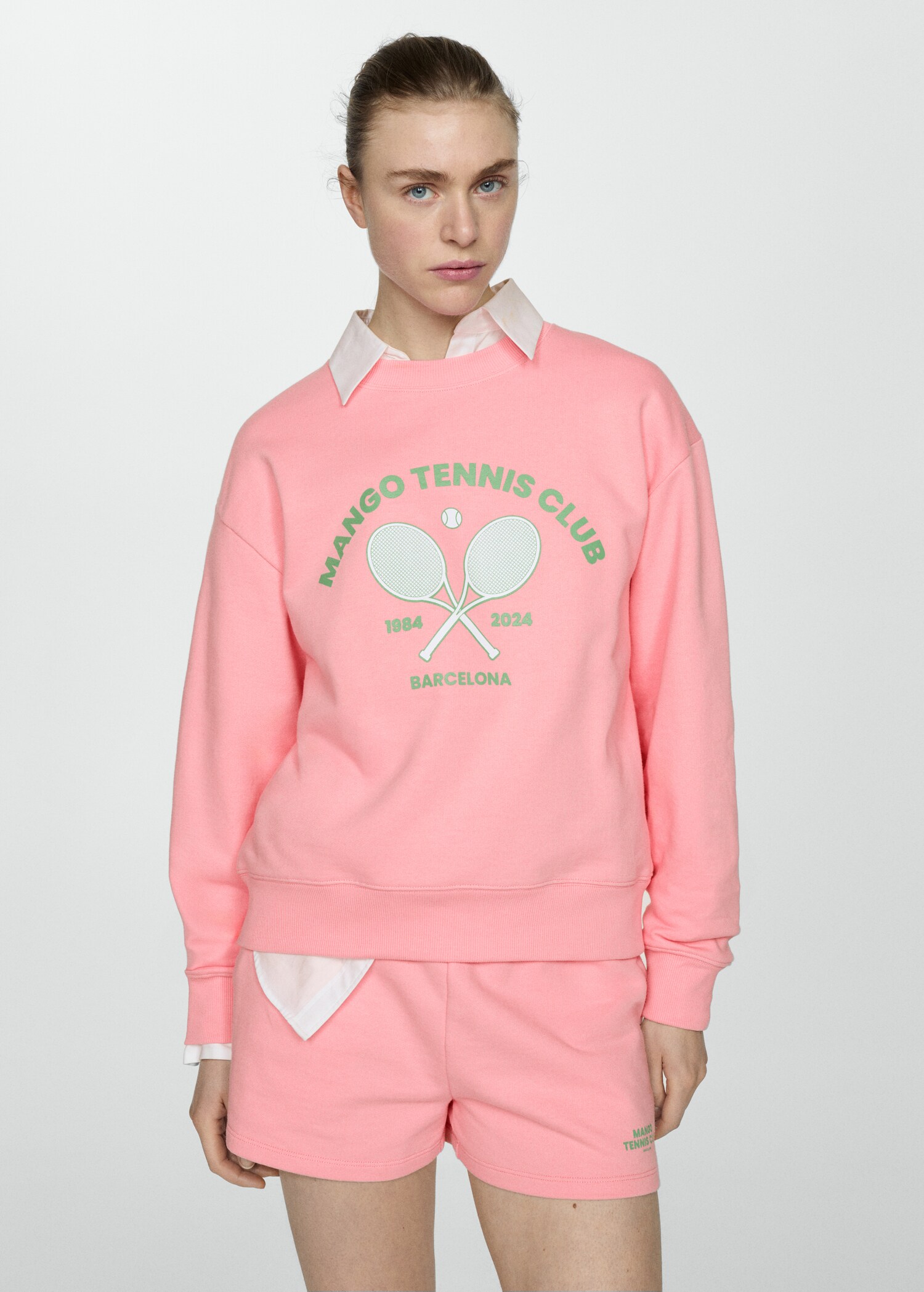 Printed message sweatshirt - Medium plane