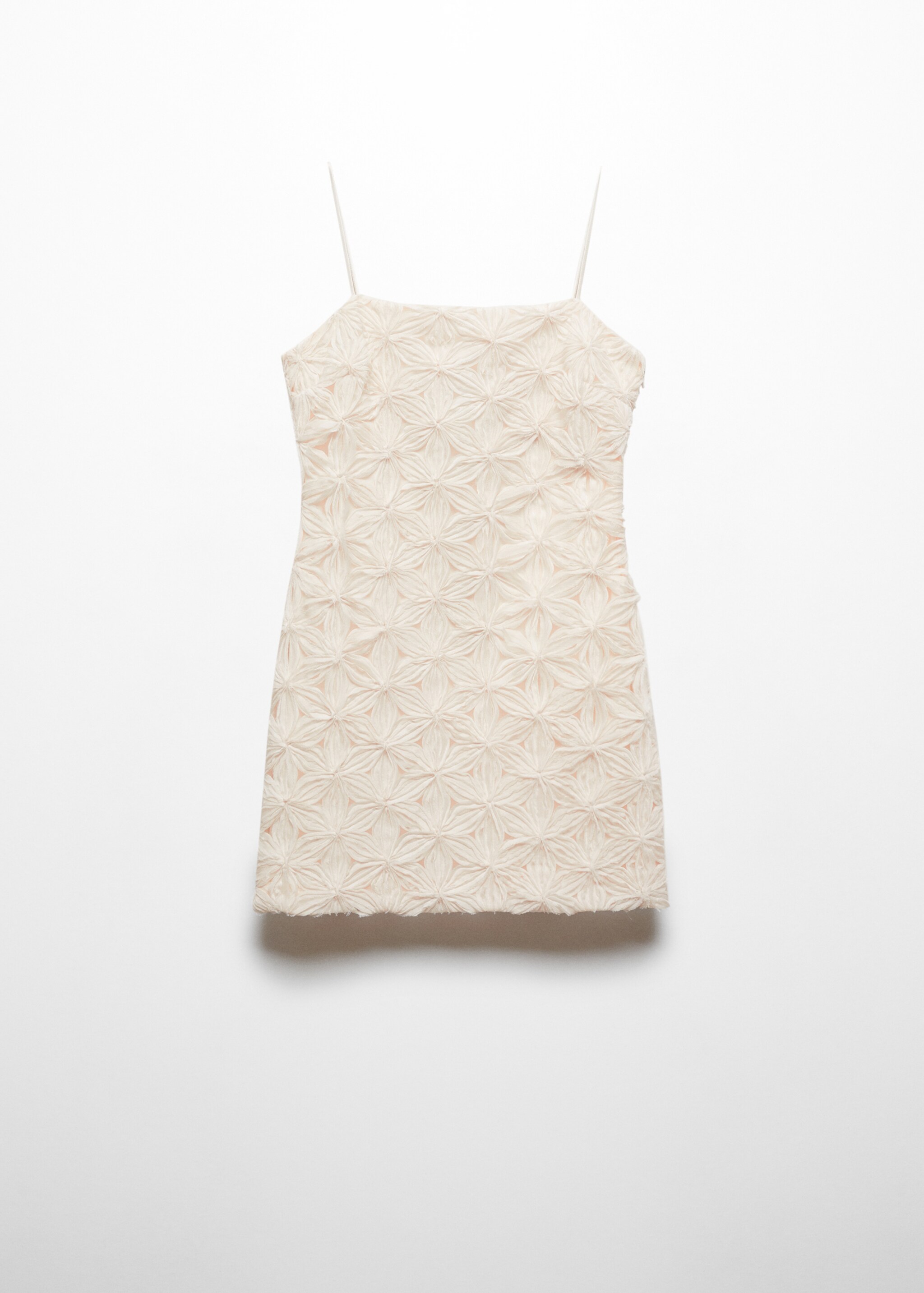 Textured floral dress - Article without model