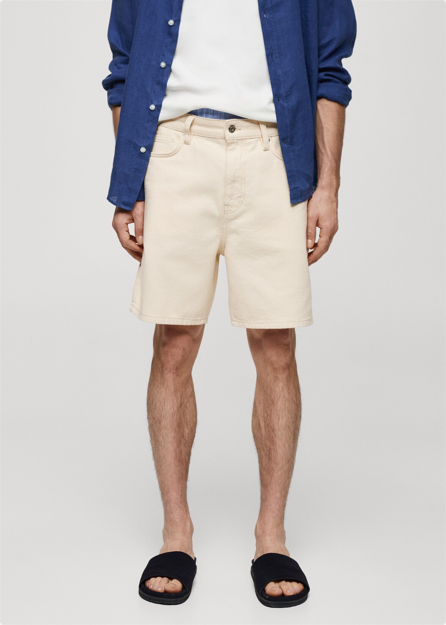 Bermuda en jean regular-fit - Plan moyen