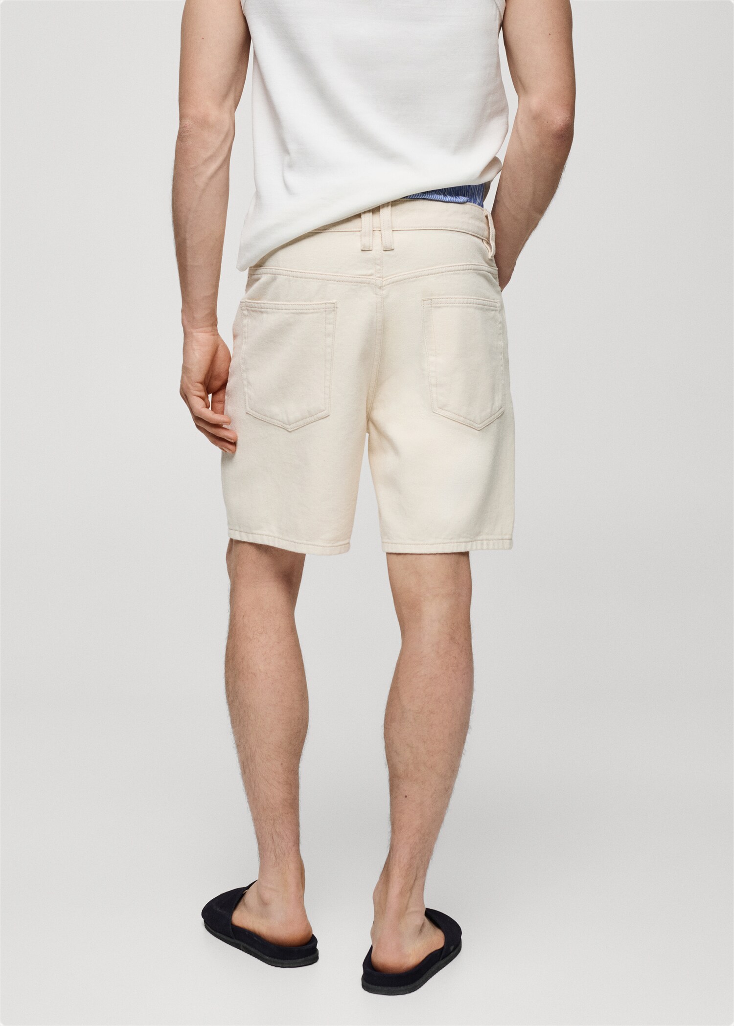 Bermuda en jean regular-fit - Verso de l’article