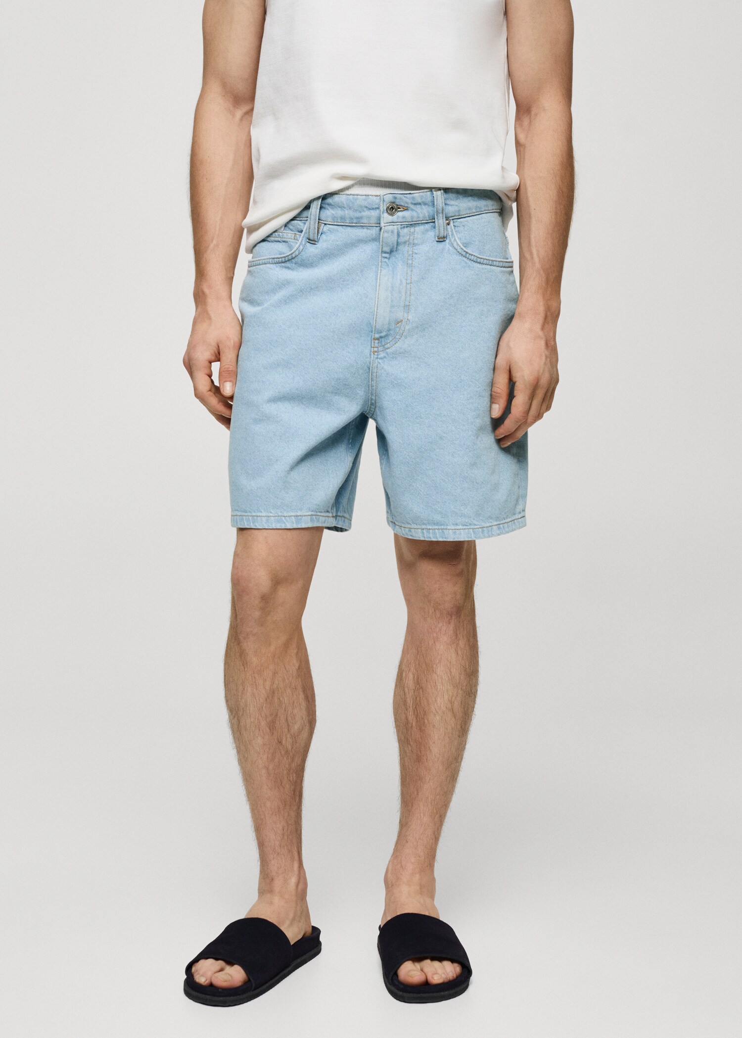 Bermuda en jean regular-fit - Plan moyen