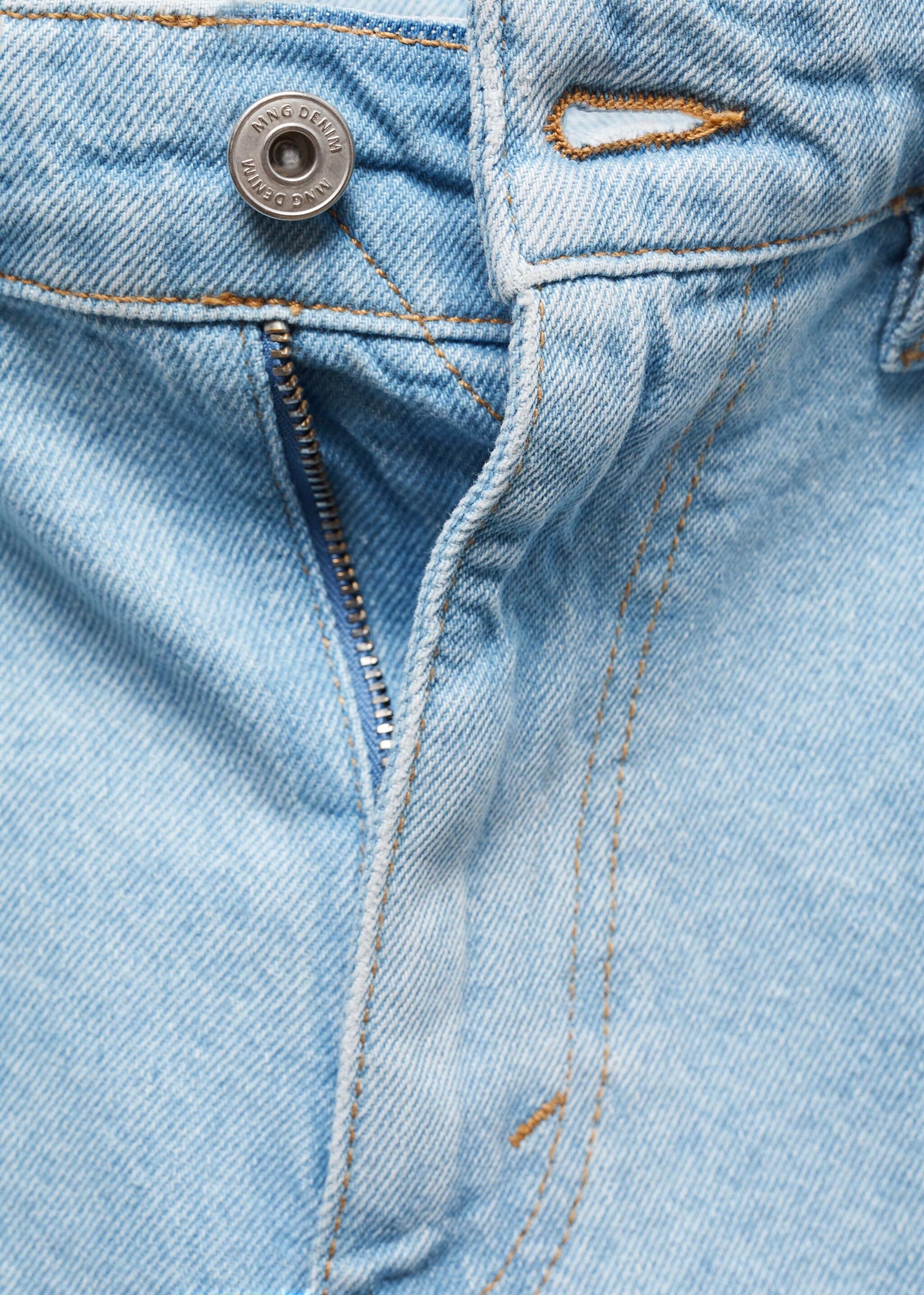 Regular-fit denim bermuda shorts - Details of the article 8