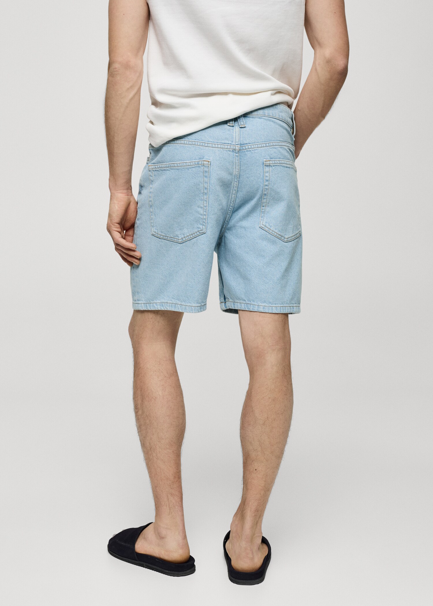 Bermuda en jean regular-fit - Verso de l’article