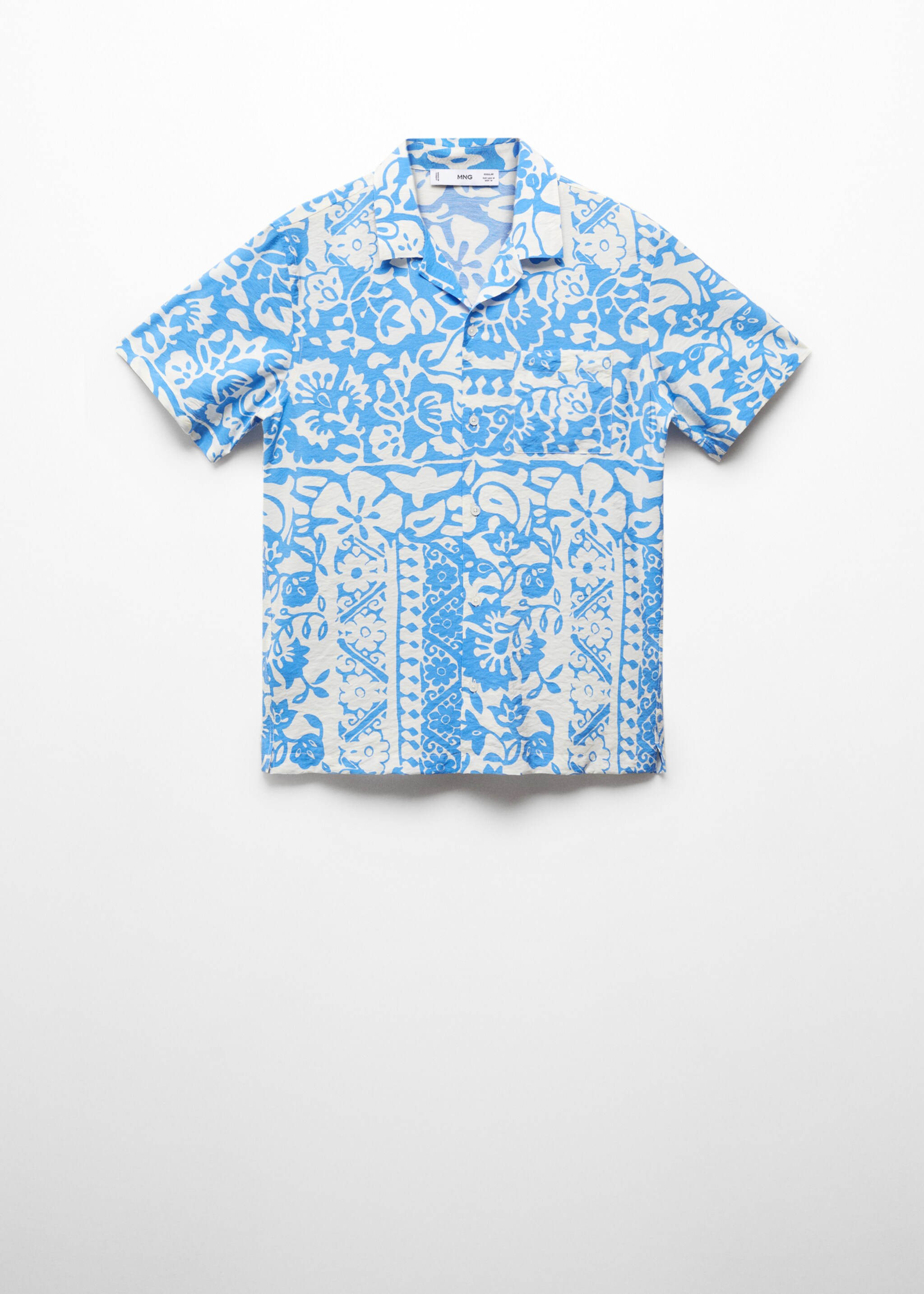 Camisa regular fit fluida estampada - Artigo sem modelo