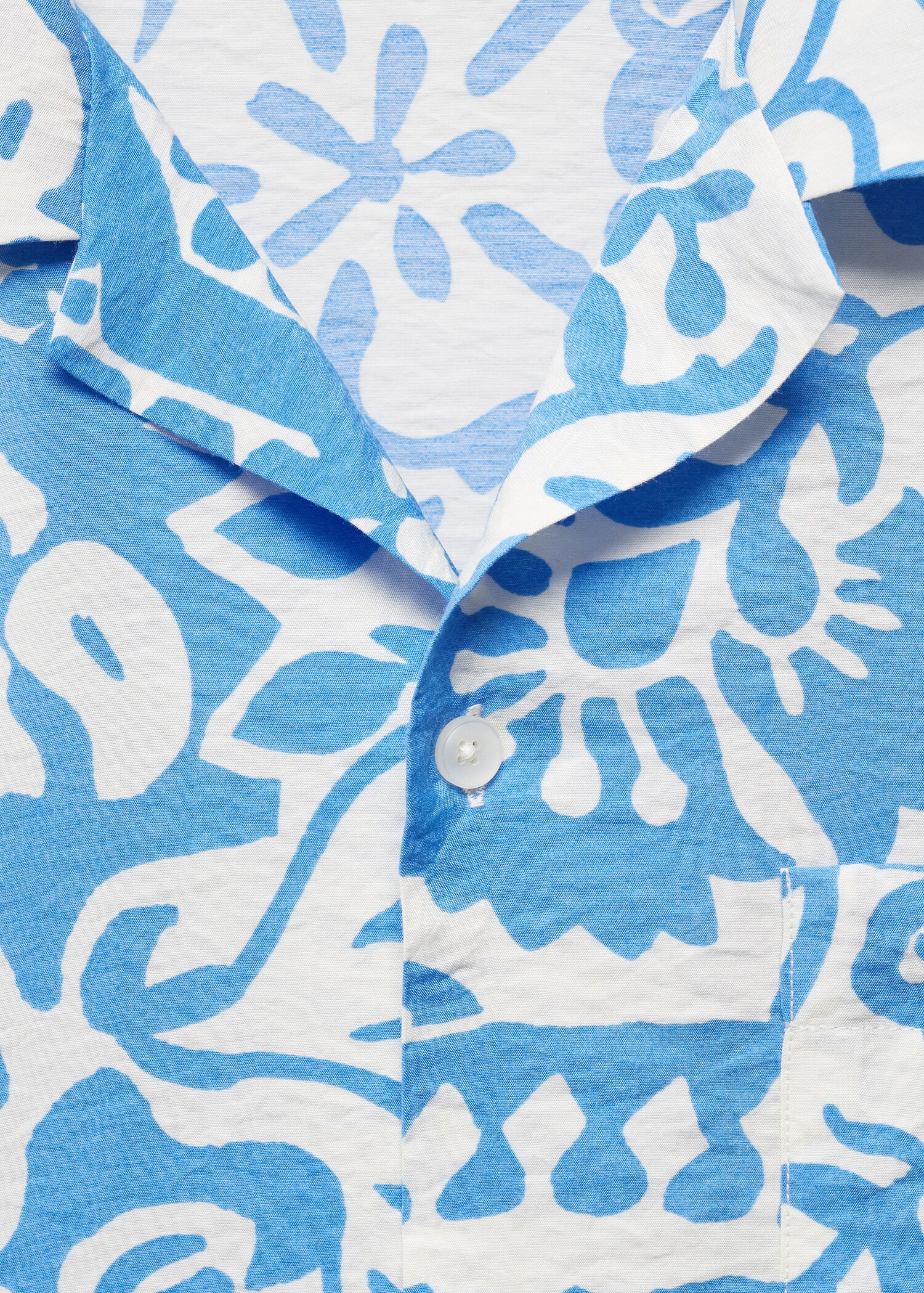 Printed fluid regular-fit shirt - Details of the article 8