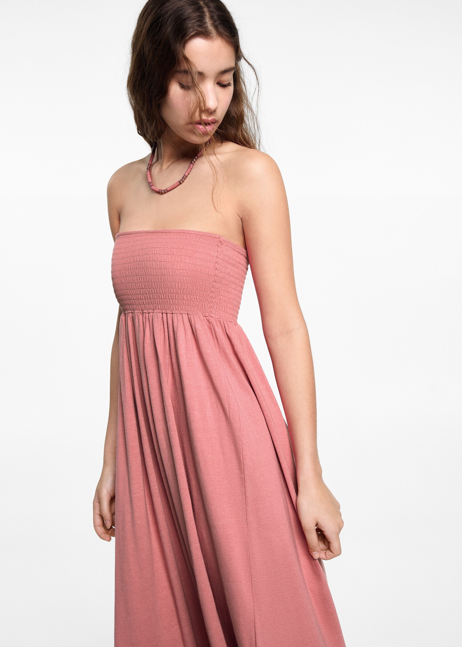 Ruched midi dress - Medium plane