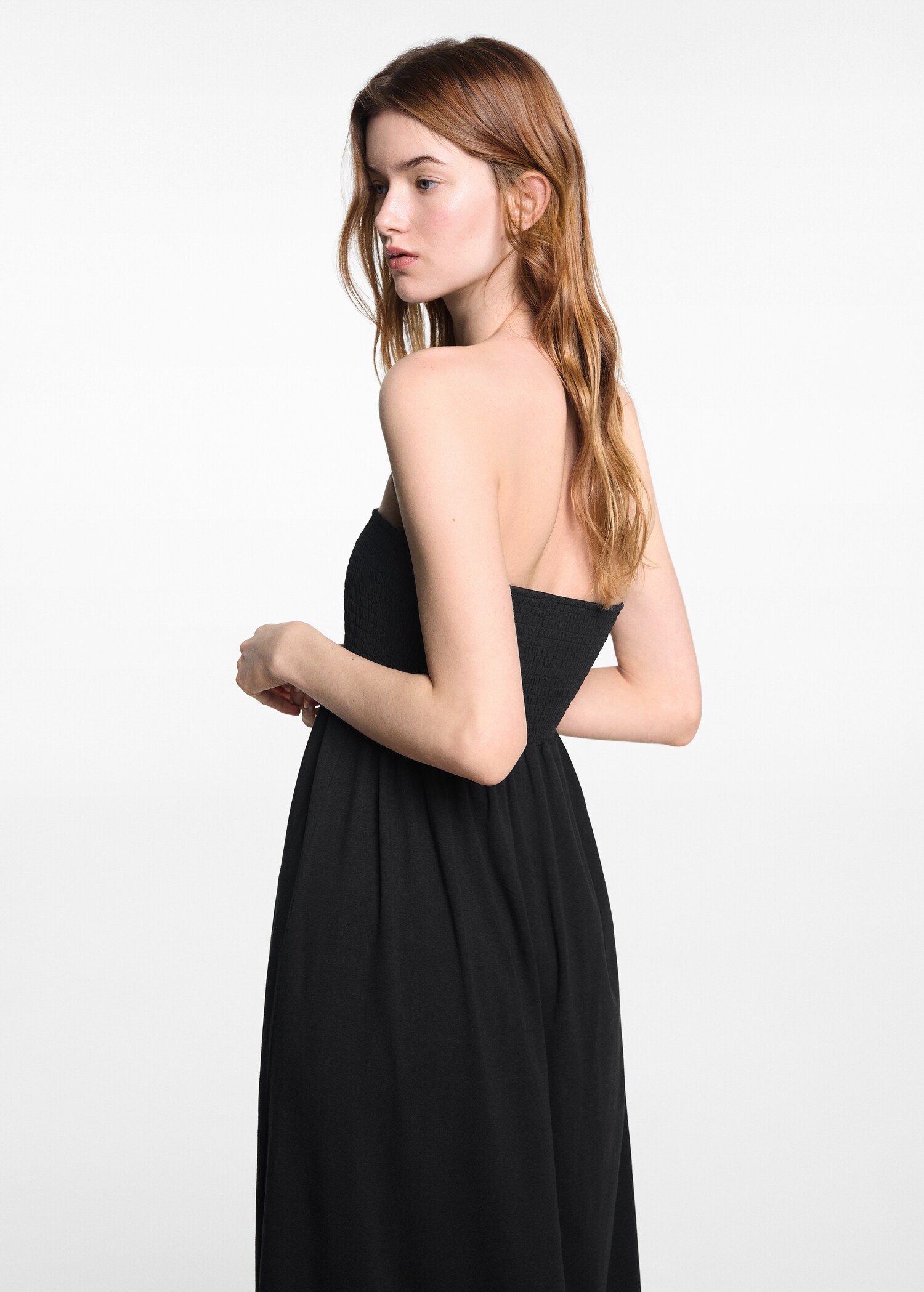 Ruched midi dress - Medium plane
