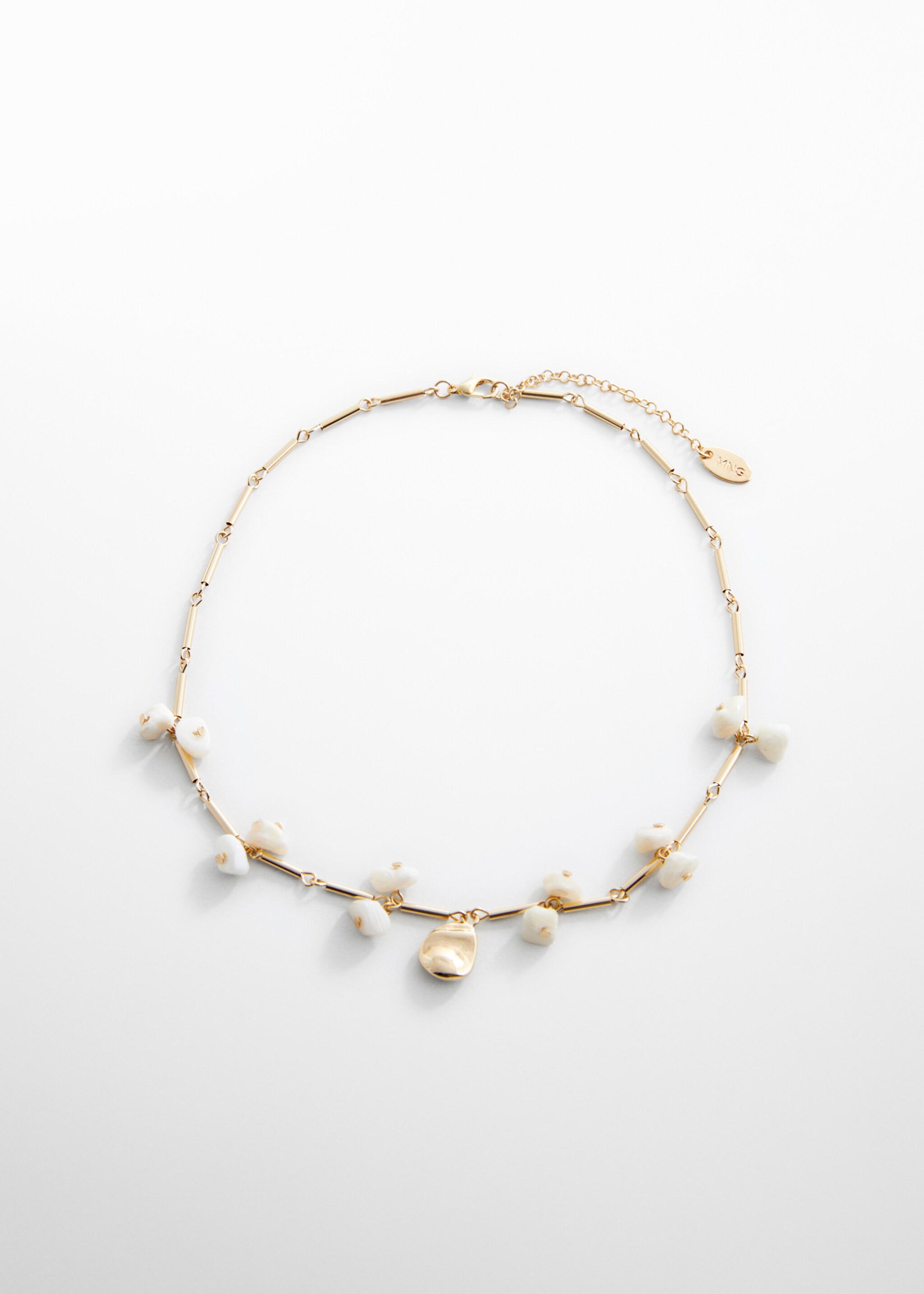 Shell chain necklace - Article without model, Gold. Ref: 67067709-00.