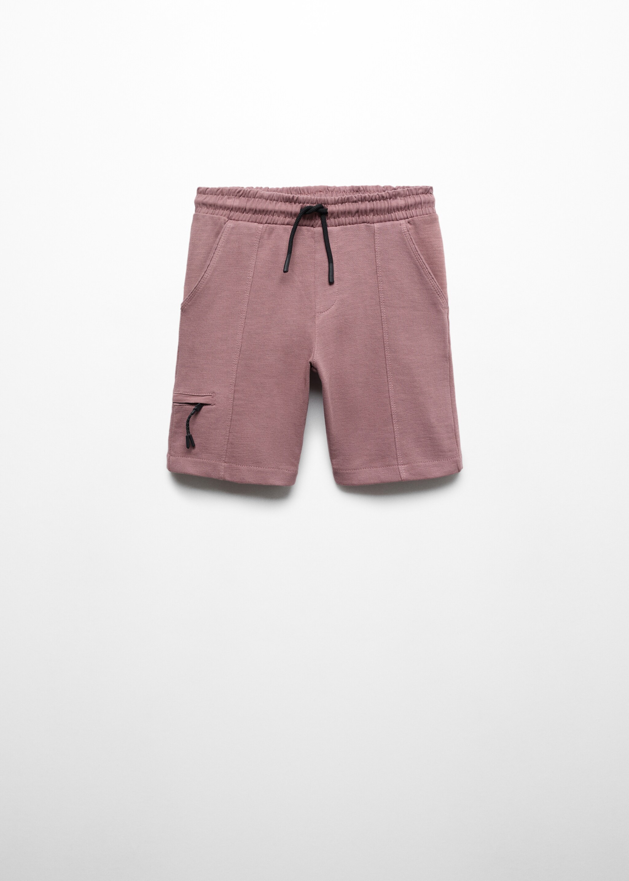 Elastic waist Bermuda shorts - Article without model