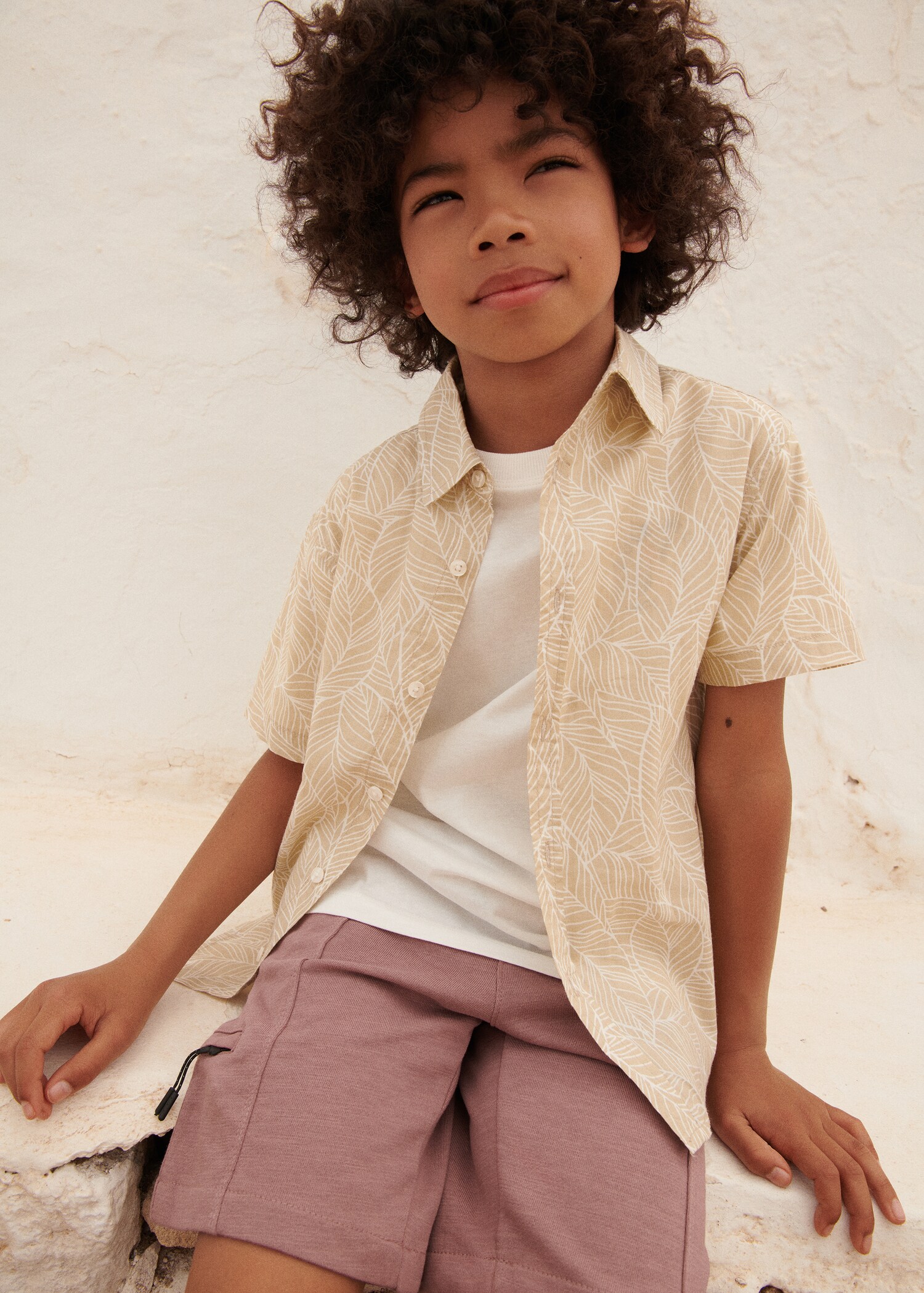 Elastic waist Bermuda shorts - Details of the article 5