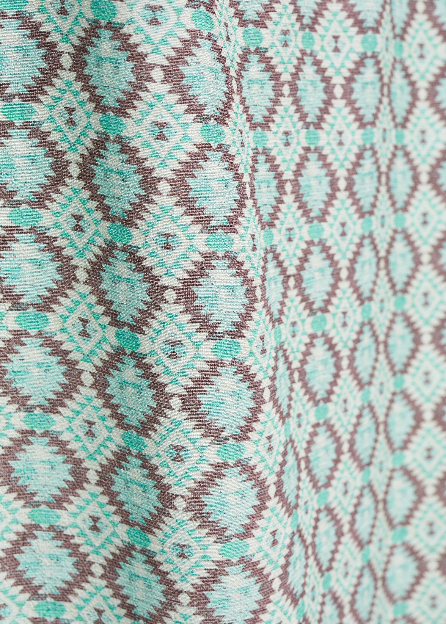 Printed midi skirt - Details of the article 8