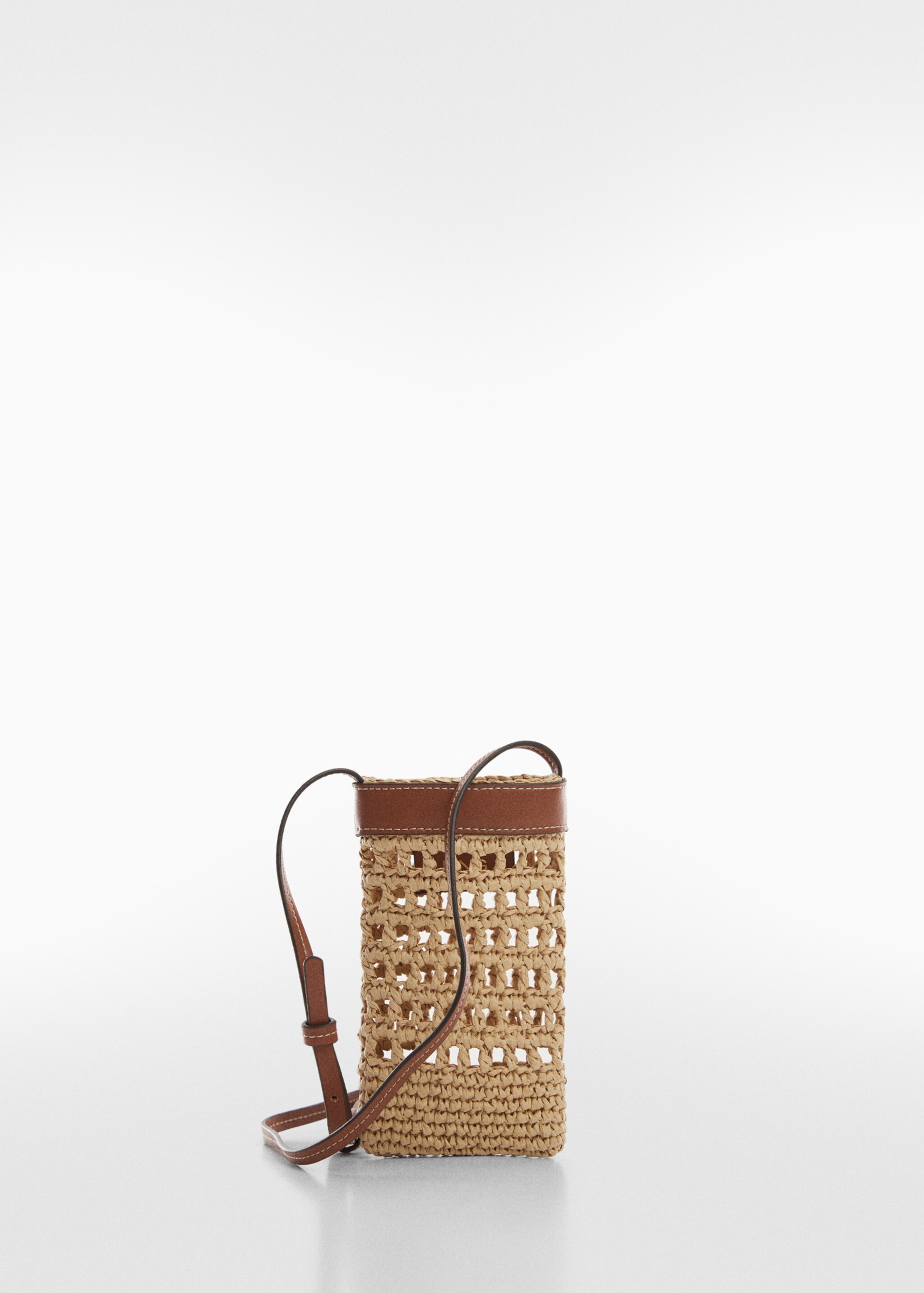 Natural fibre mobile case - Article without model, Leather. Ref: 67067906-00.
