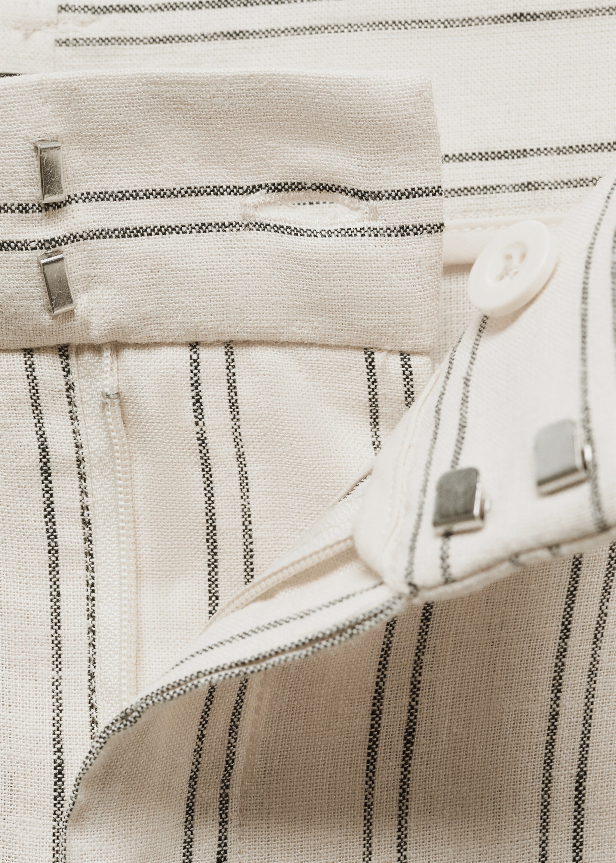 Pantalon lin à rayures - Détail de l'article 8