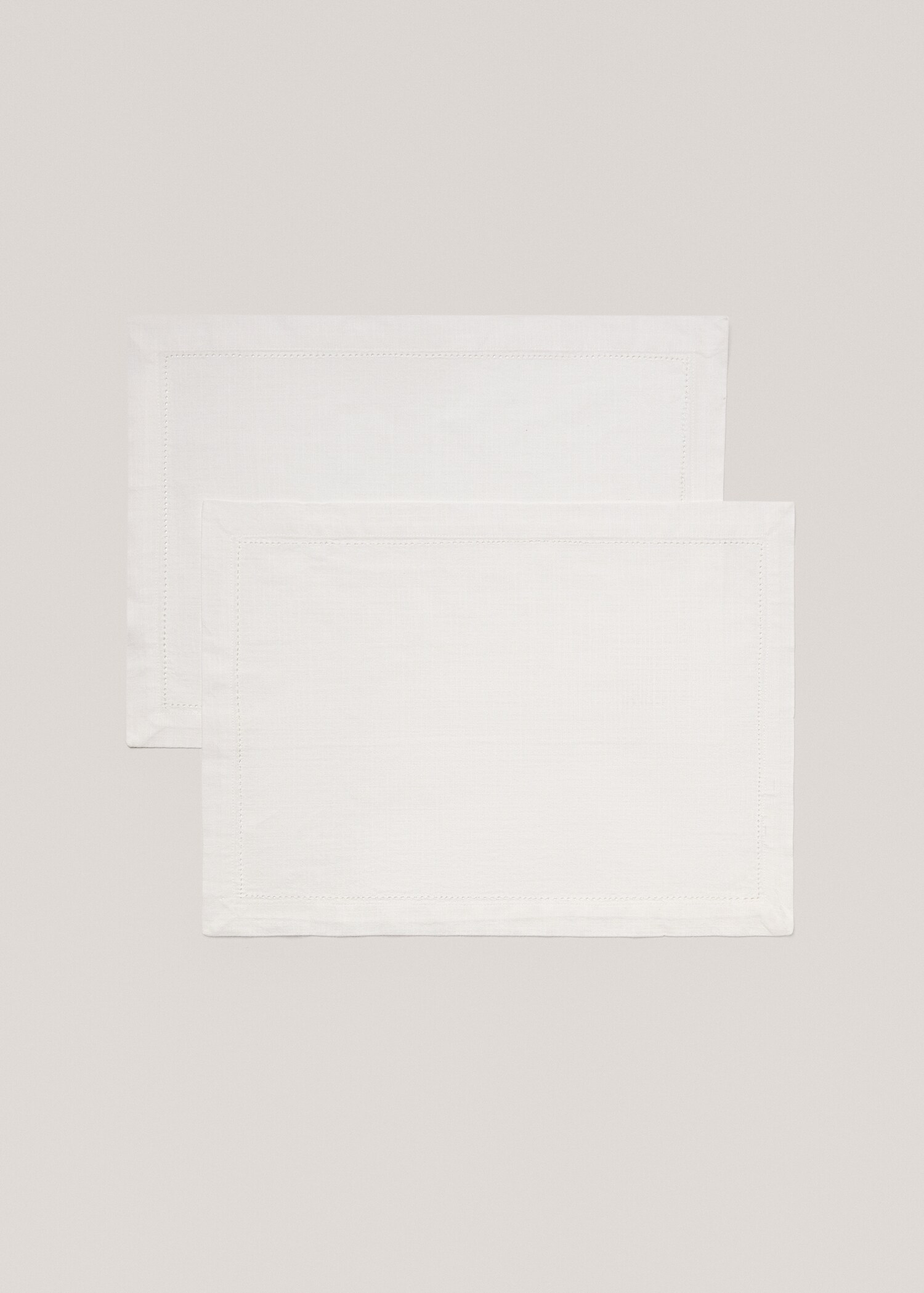 100% cotton hemstitch placemat - Article without model