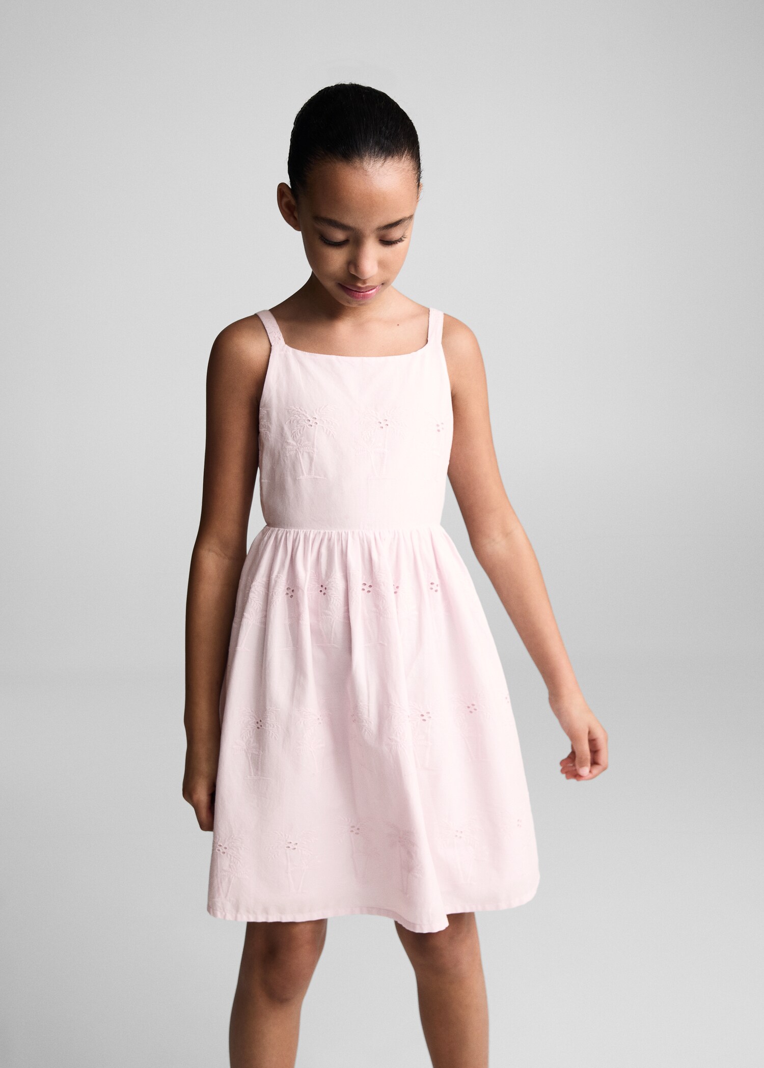 Broderie anglaise dress - Medium plane