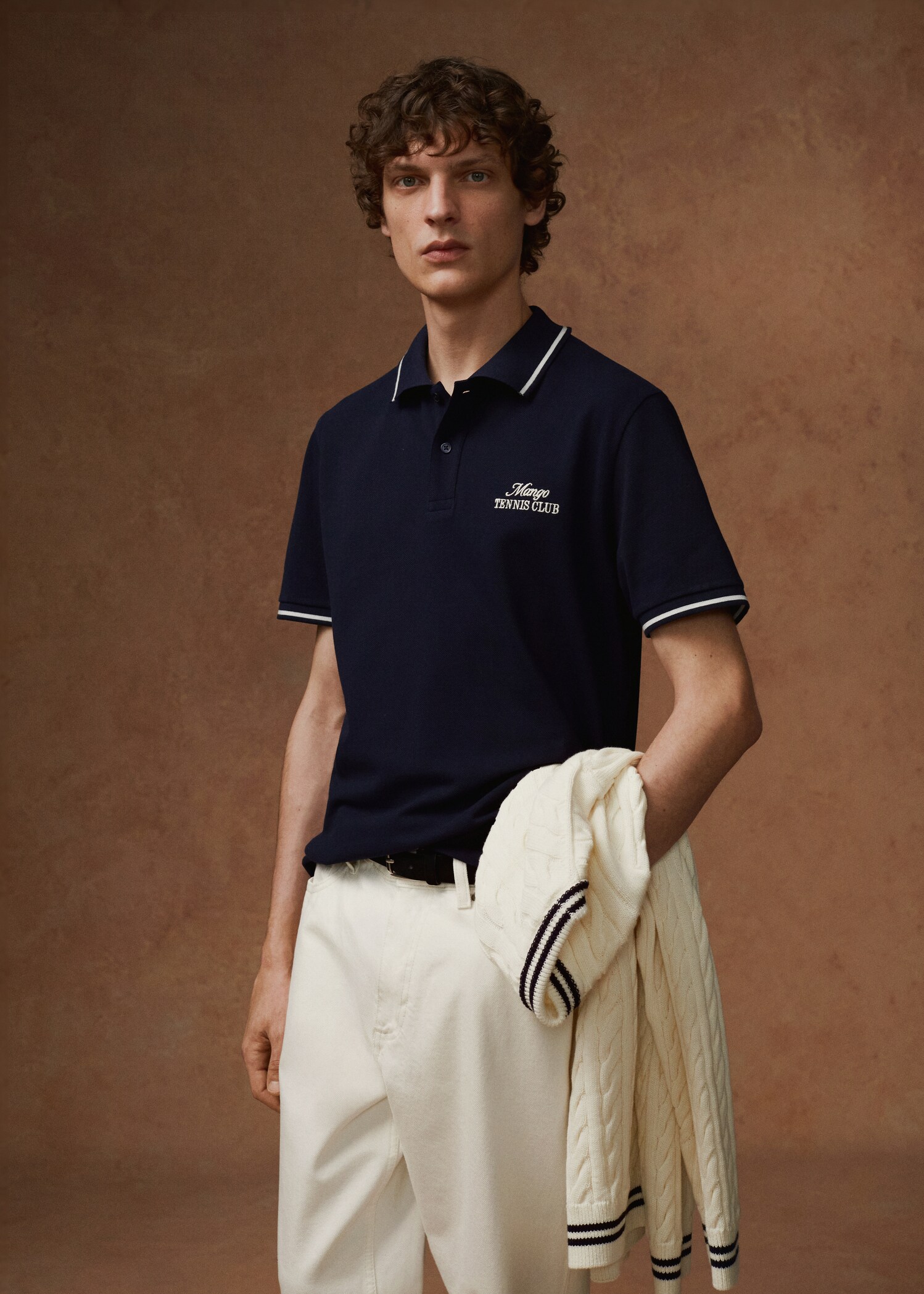 100% embroidered cotton polo shirt - Details of the article 5