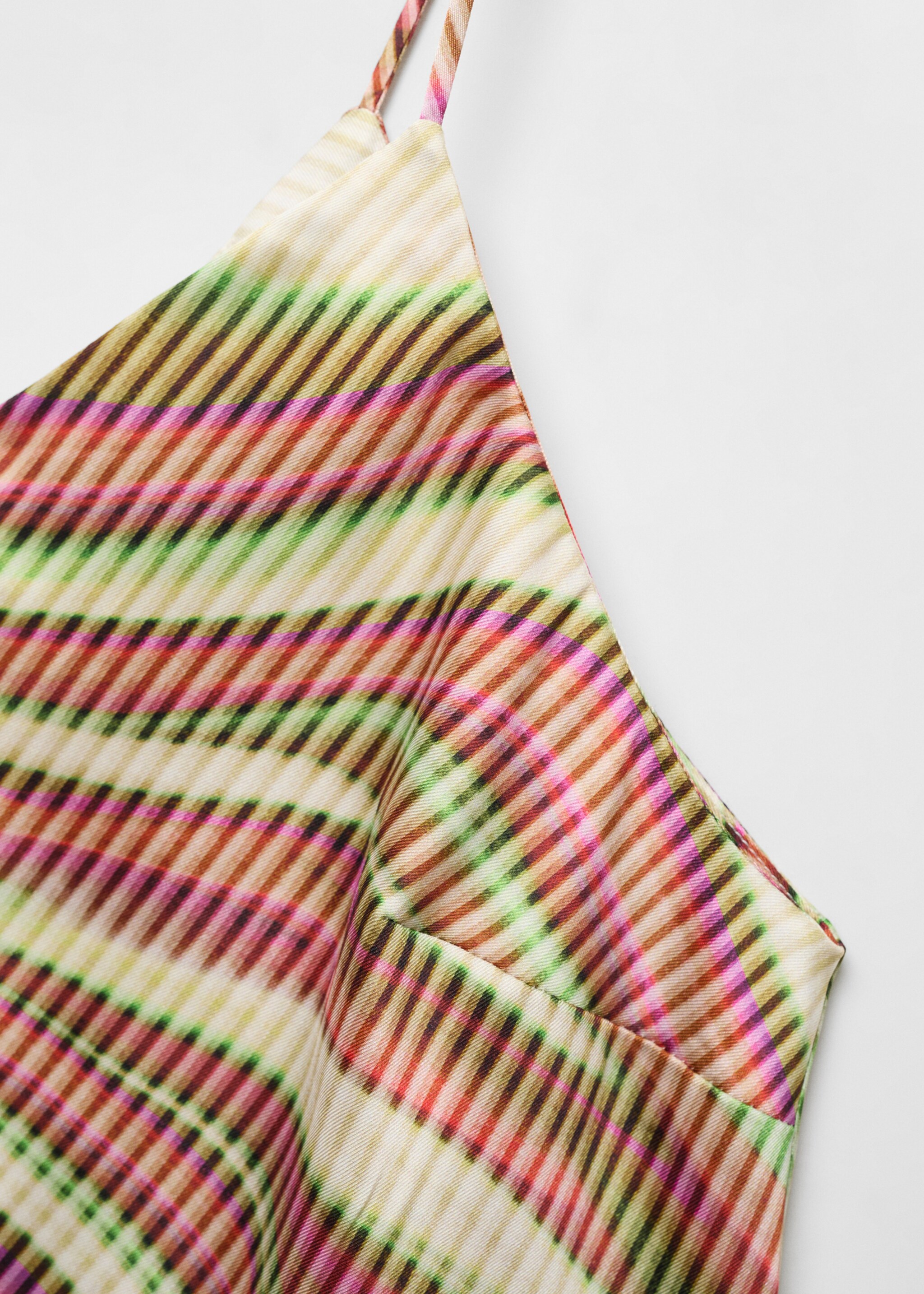 Printed satin dress - Details of the article 8