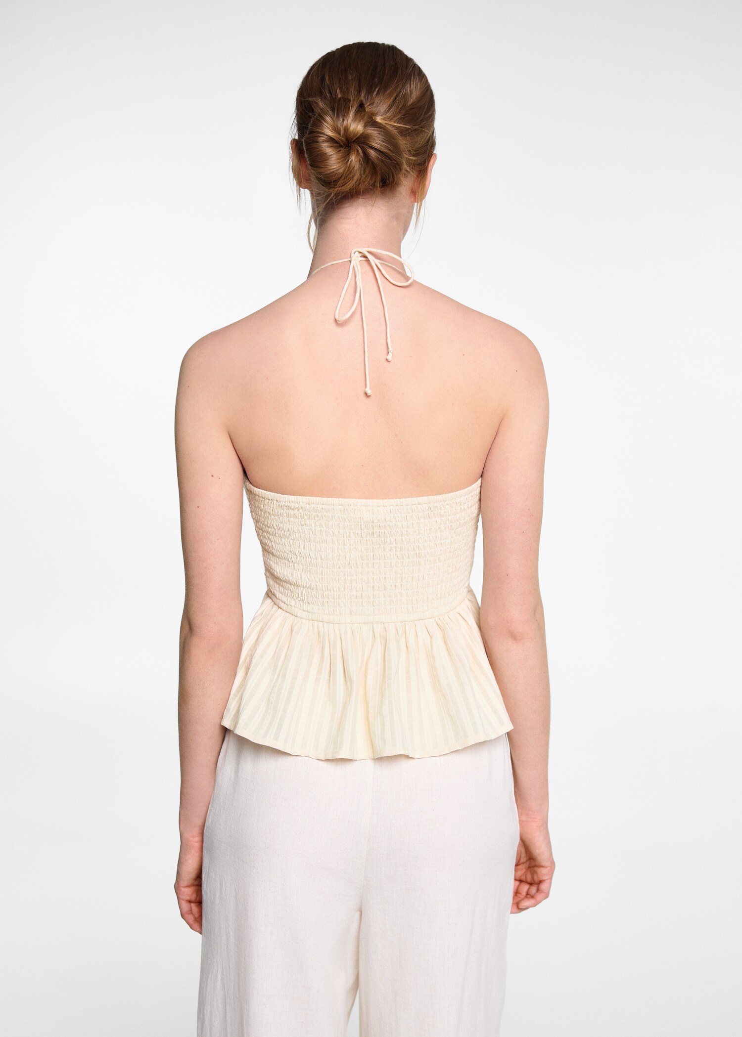 Crochet panel top - Reverse of the article