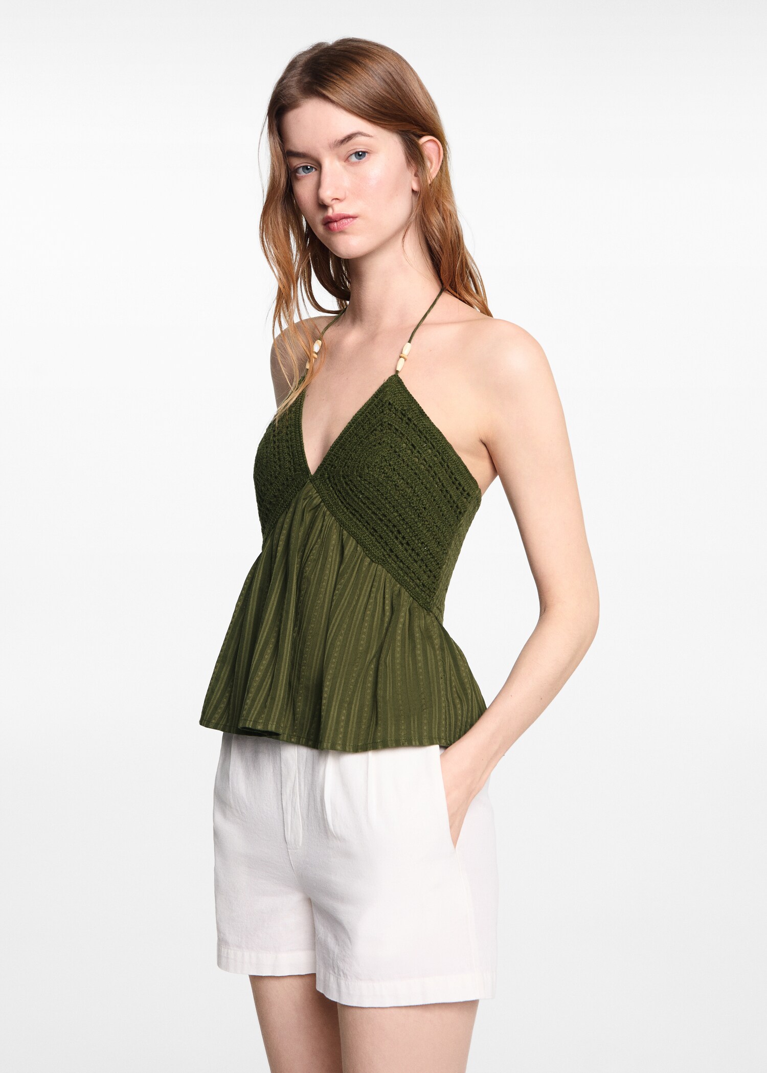 Crochet panel top - Medium plane