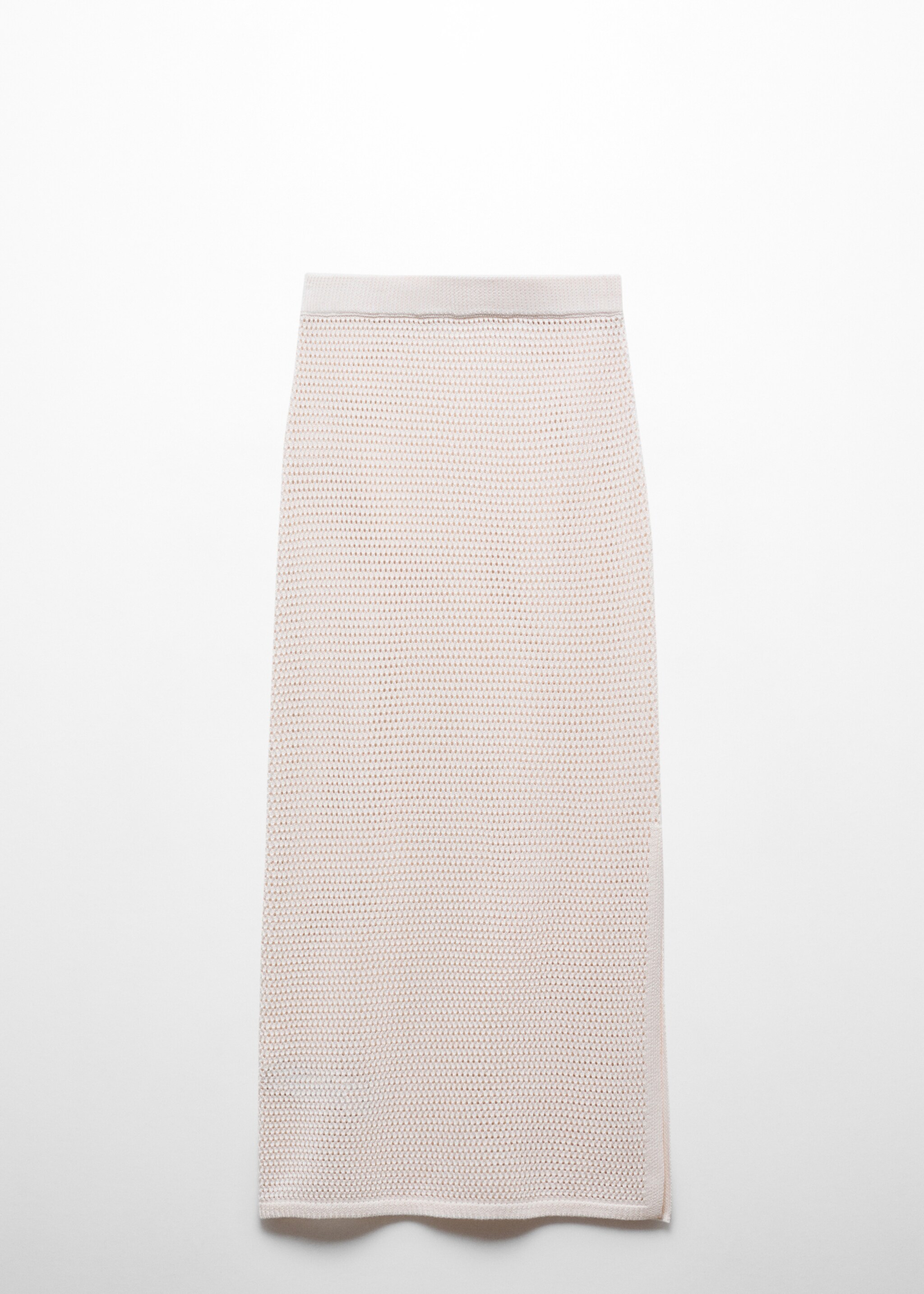 Openwork knitted skirt - Article without model