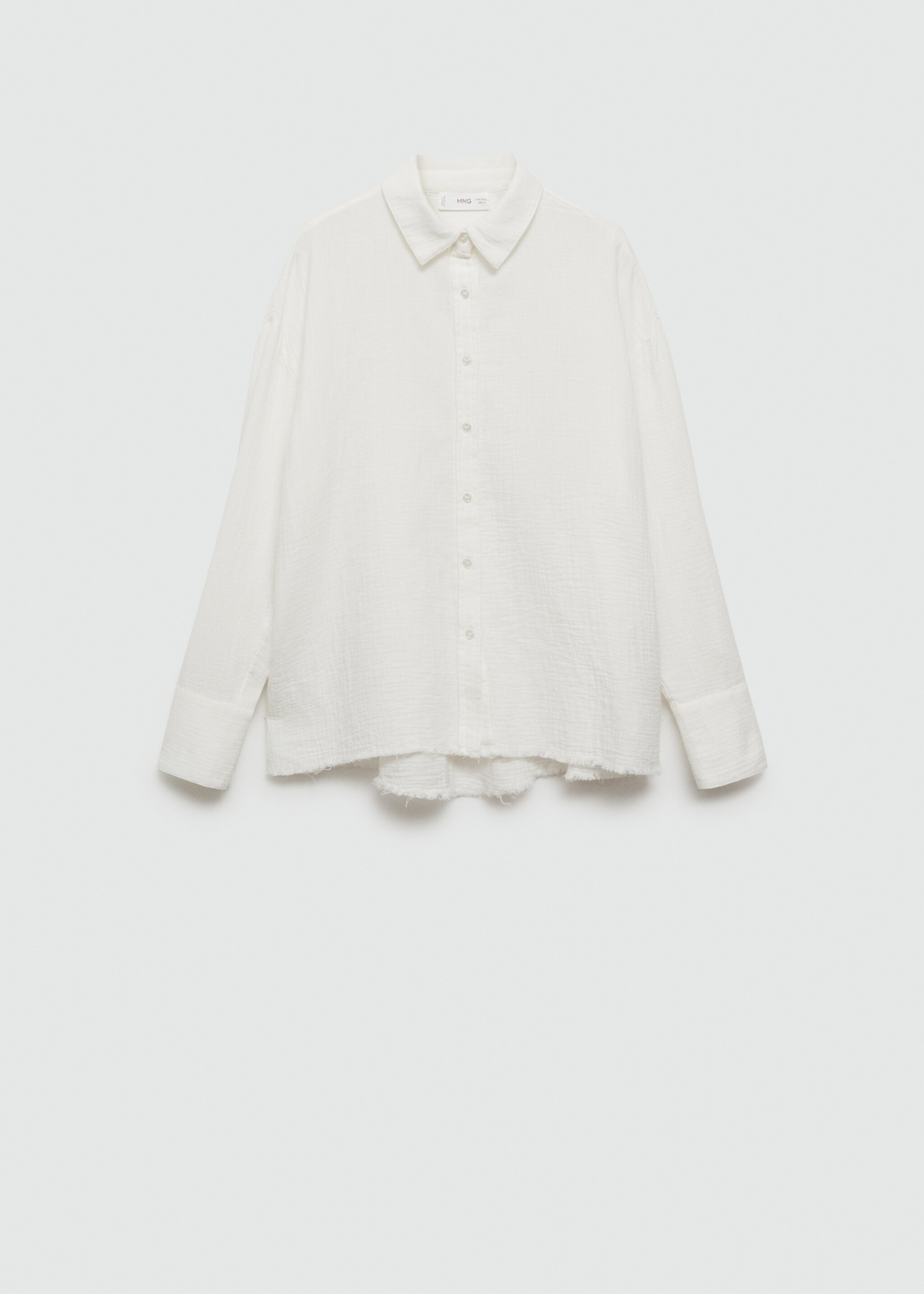 Blouse van mousselinekatoen - Artikel zonder model