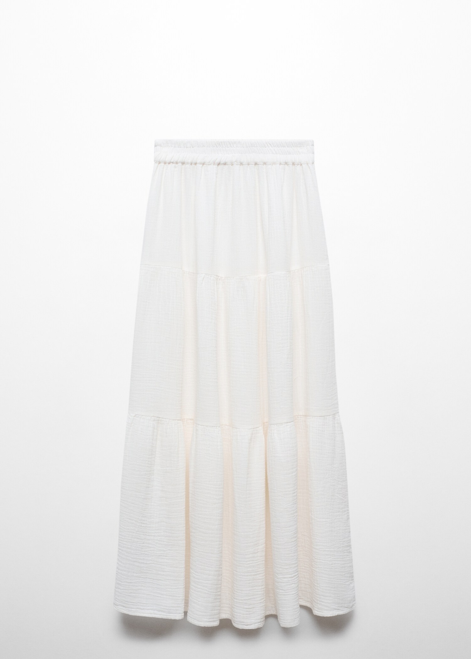 Long cotton flared skirt - Article without model