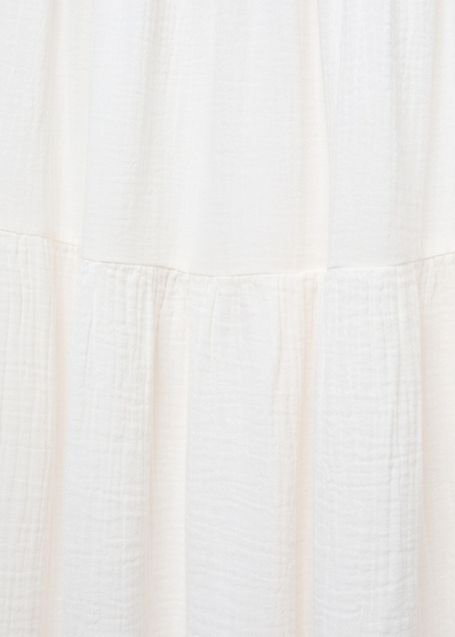 Long cotton flared skirt - Details of the article 8