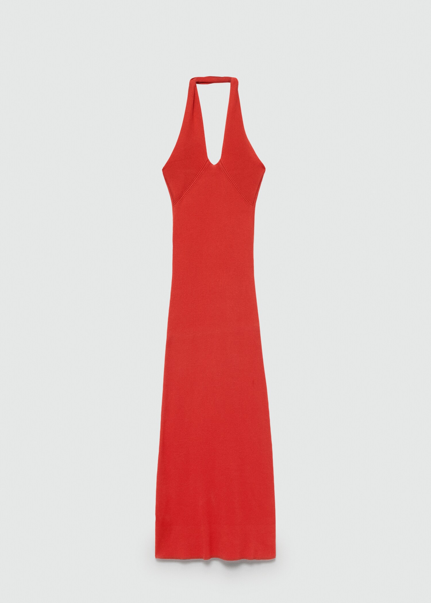 Halter-neck knitted dress - Article without model