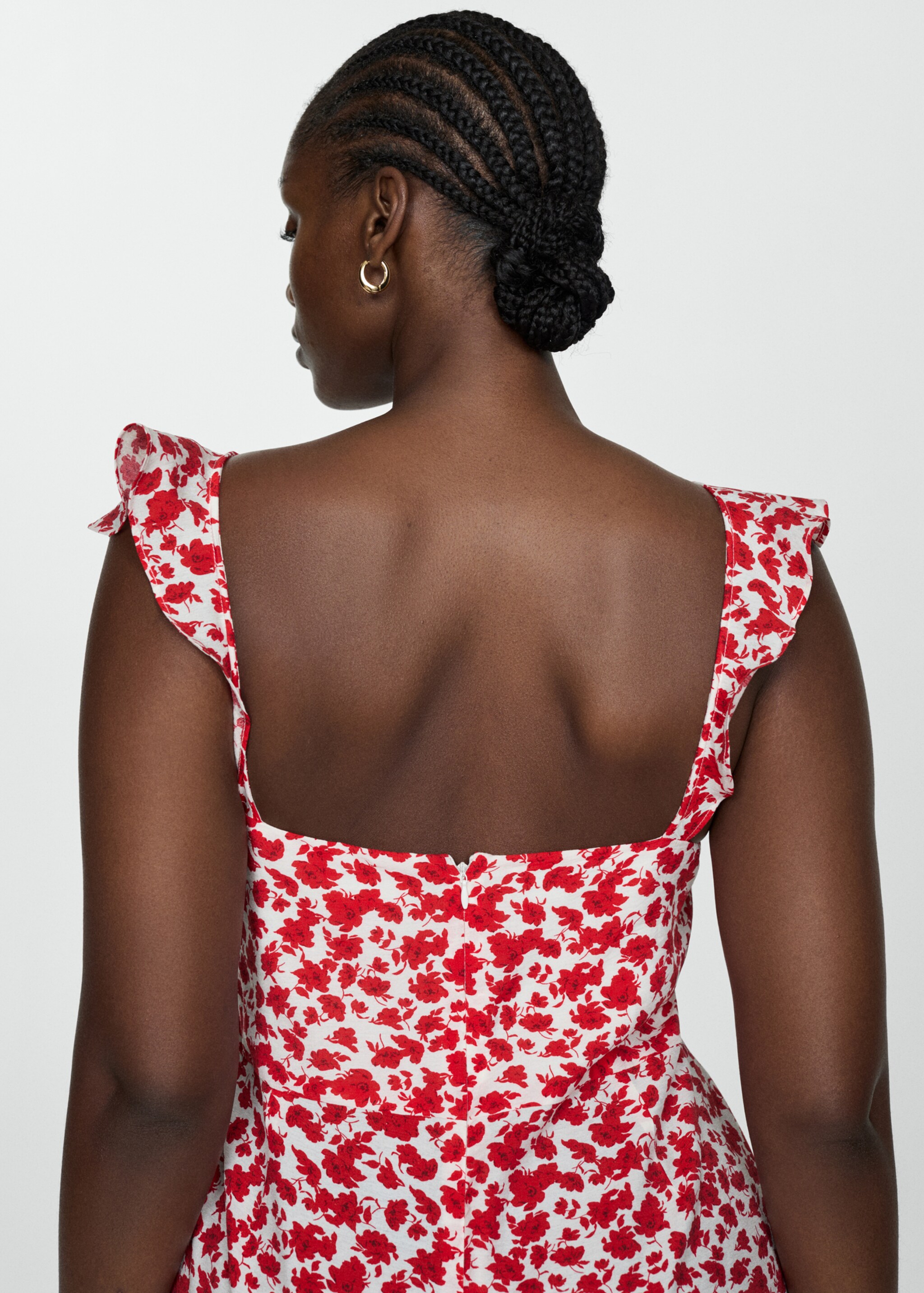 Langer Overall mit floralem Print - Detail des Artikels 4