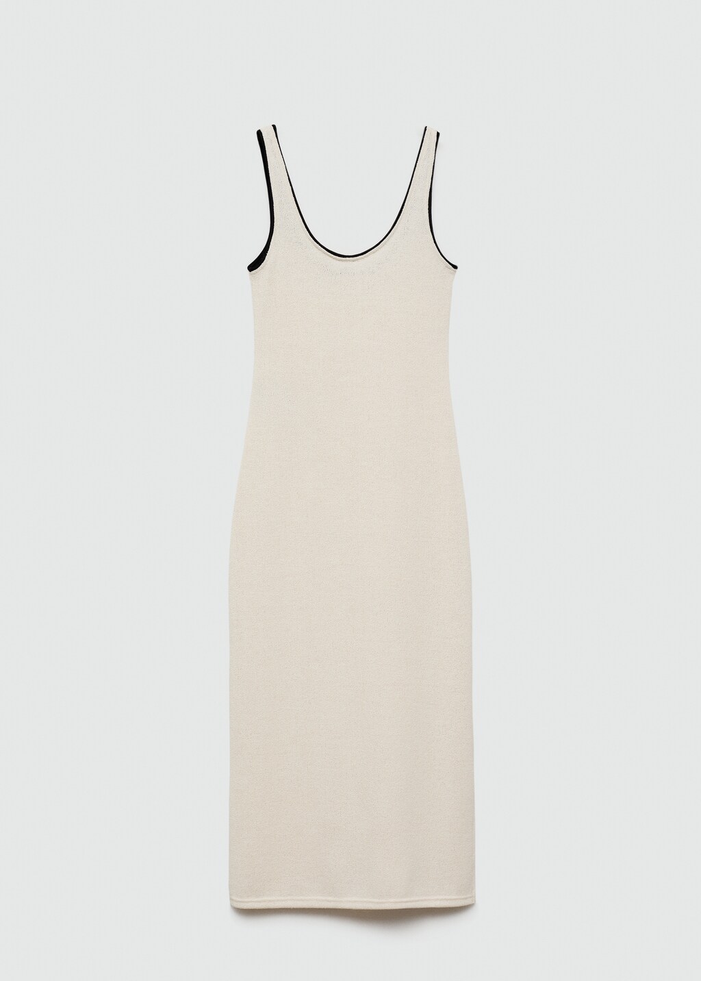 Side slit knit dress - Women | MANGO OUTLET USA